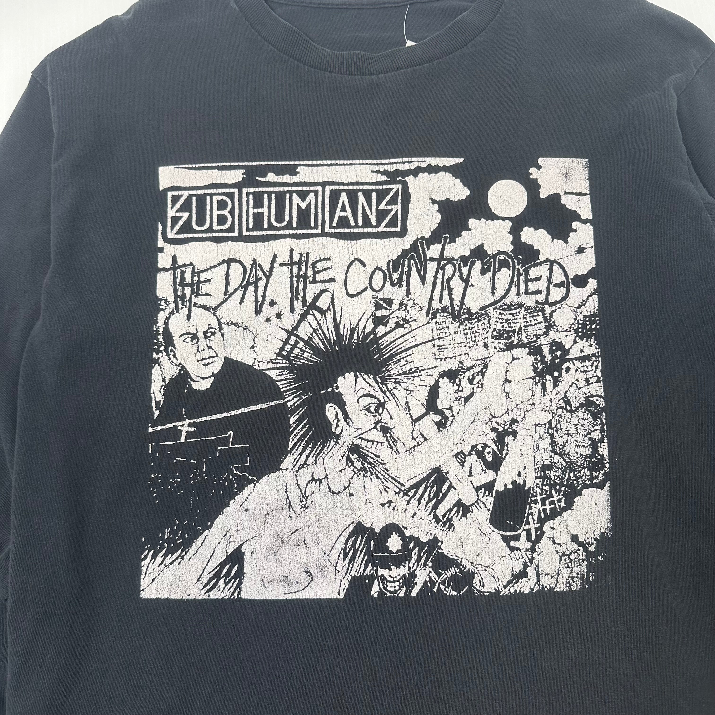Subhumans The Day The Country Dies Band Long Sleeve Shirt M