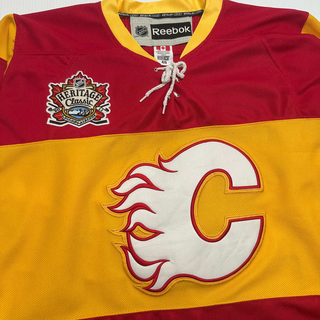 Reebok Calgary Flames Heritage Classic NHL Kiprusoff #34 Jersey 48