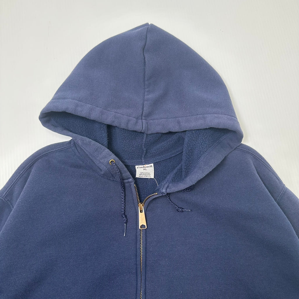 Vintage Carhartt Mini Logo Zip Hoodie XL