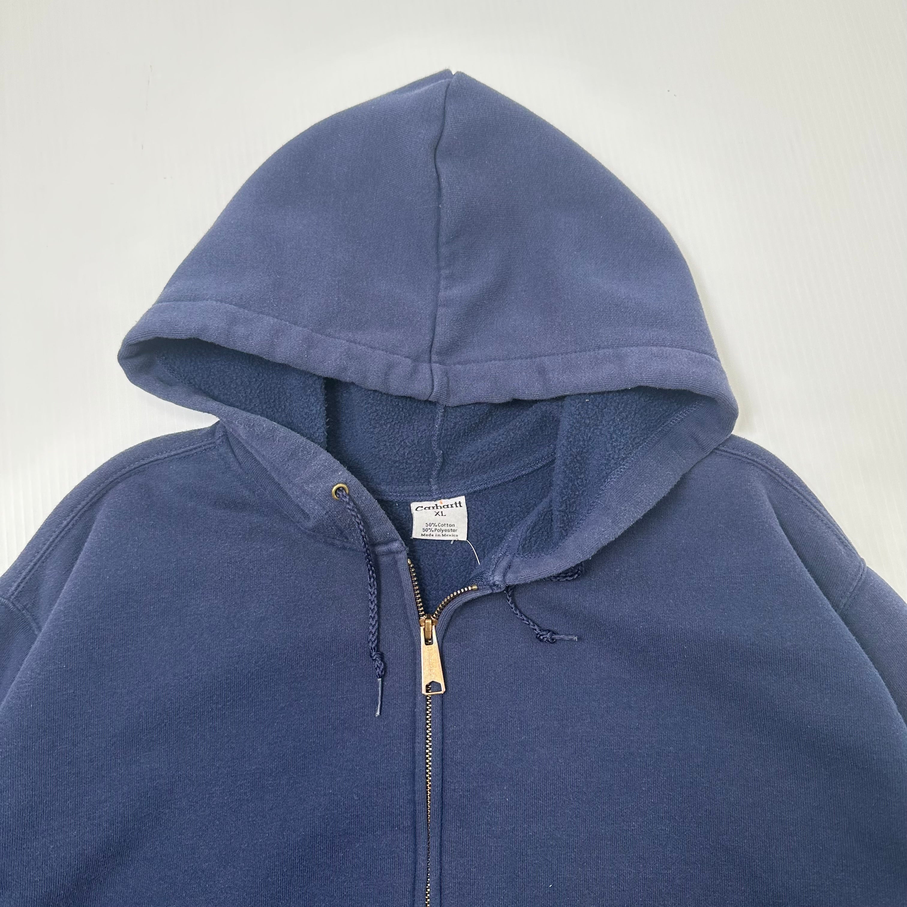 Vintage Carhartt Mini Logo Zip Hoodie XL