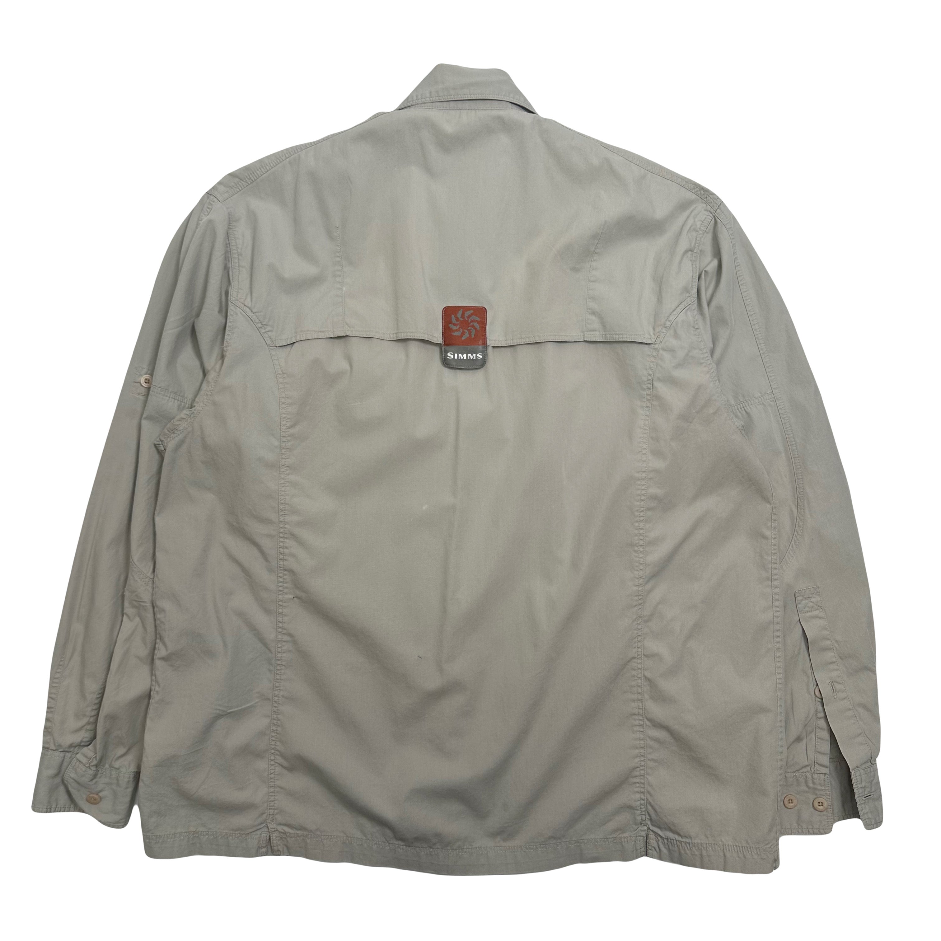 Simms Fishing Gear Tactical Button Up Shirt L