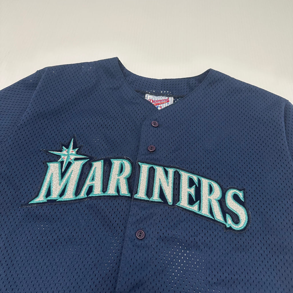 Vintage Majestic Seattle Mariners MLB Jersey Youth L