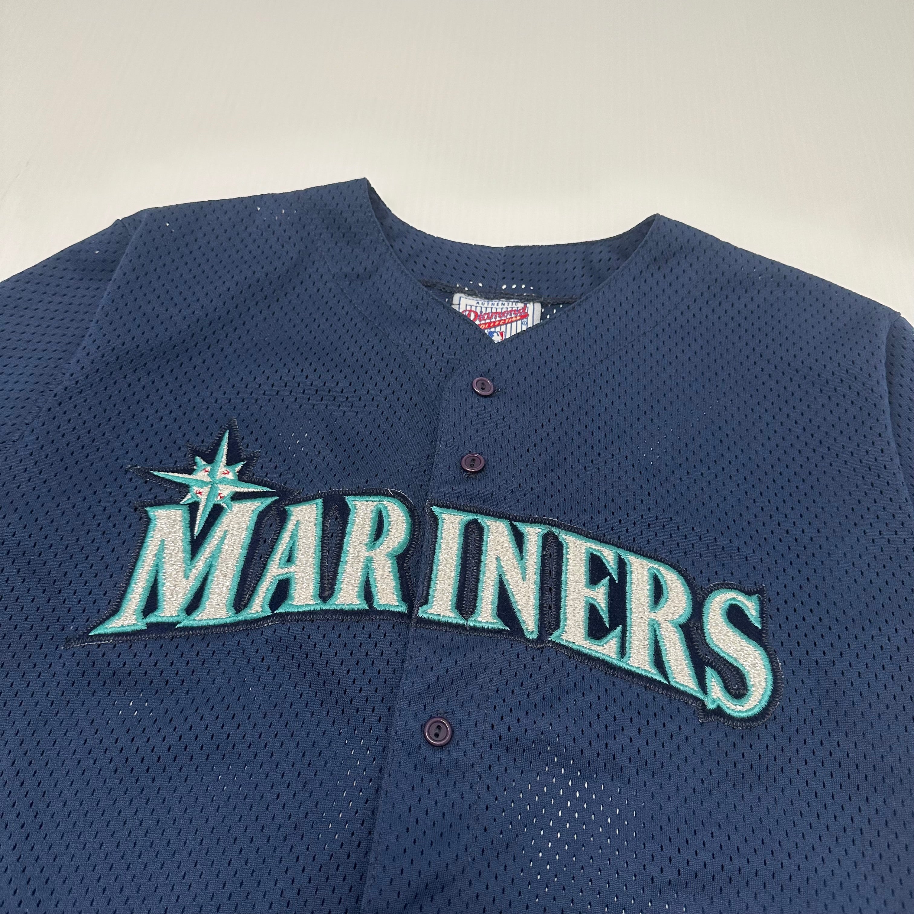 Vintage Majestic Seattle Mariners MLB Jersey Youth L
