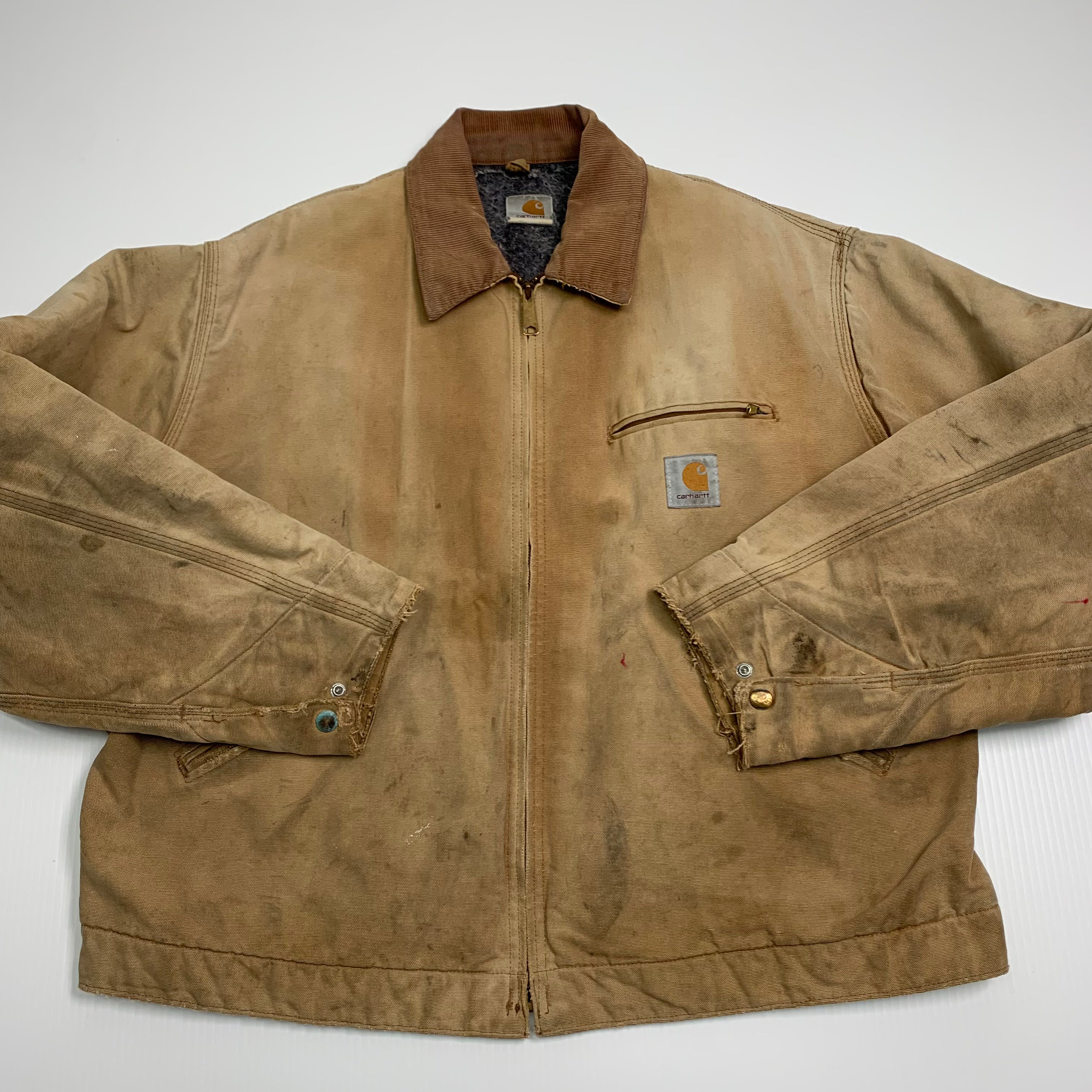 Carhartt J01 Faded Tan Detroit Jacket XL
