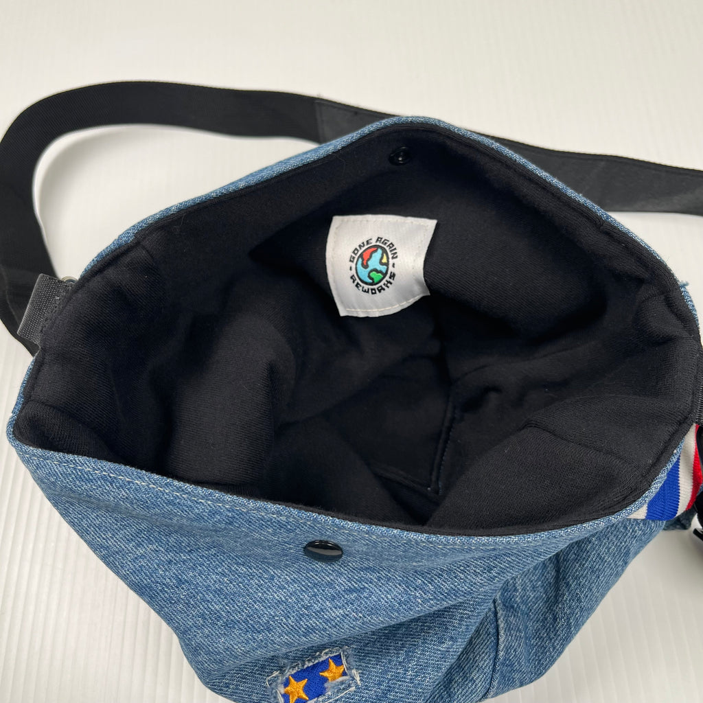Rework Nike France Denim Side Bag