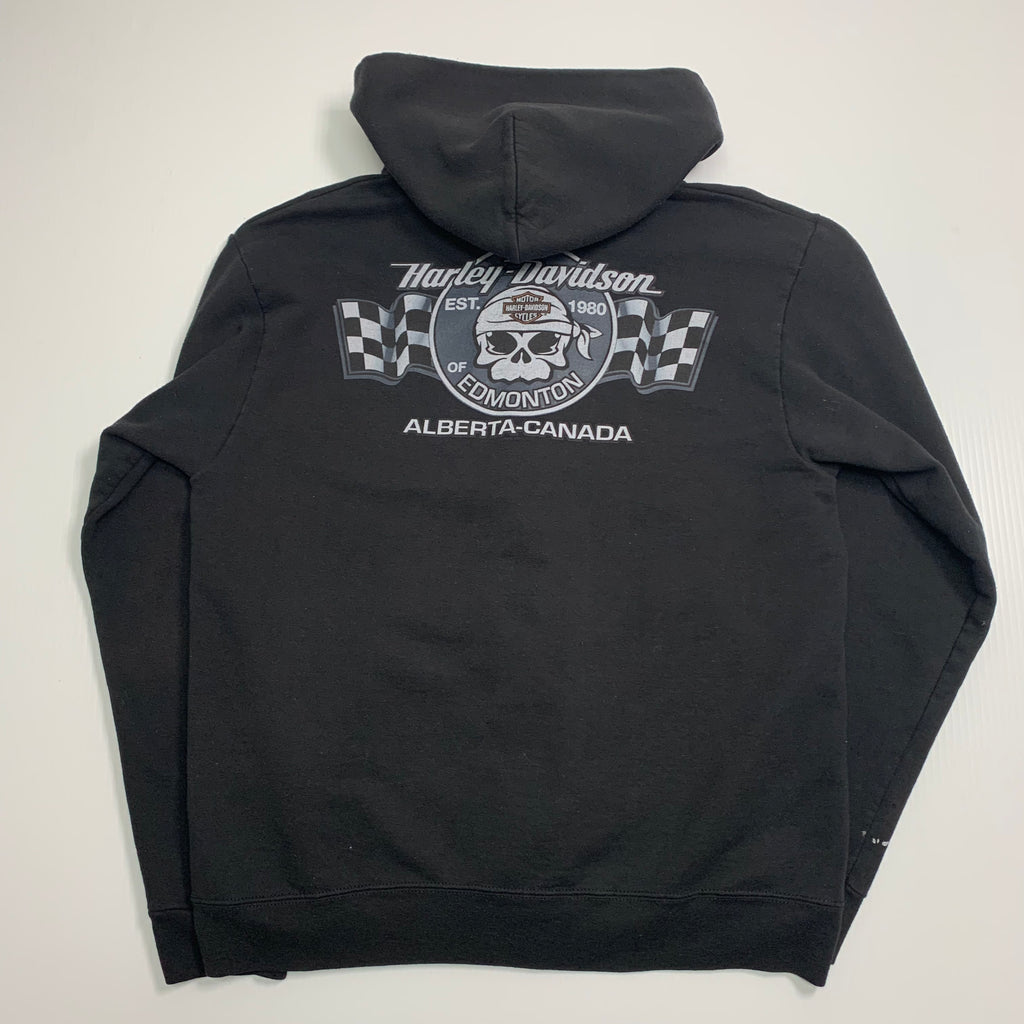 Harley Davidson Flames ZipUp Hoodie M