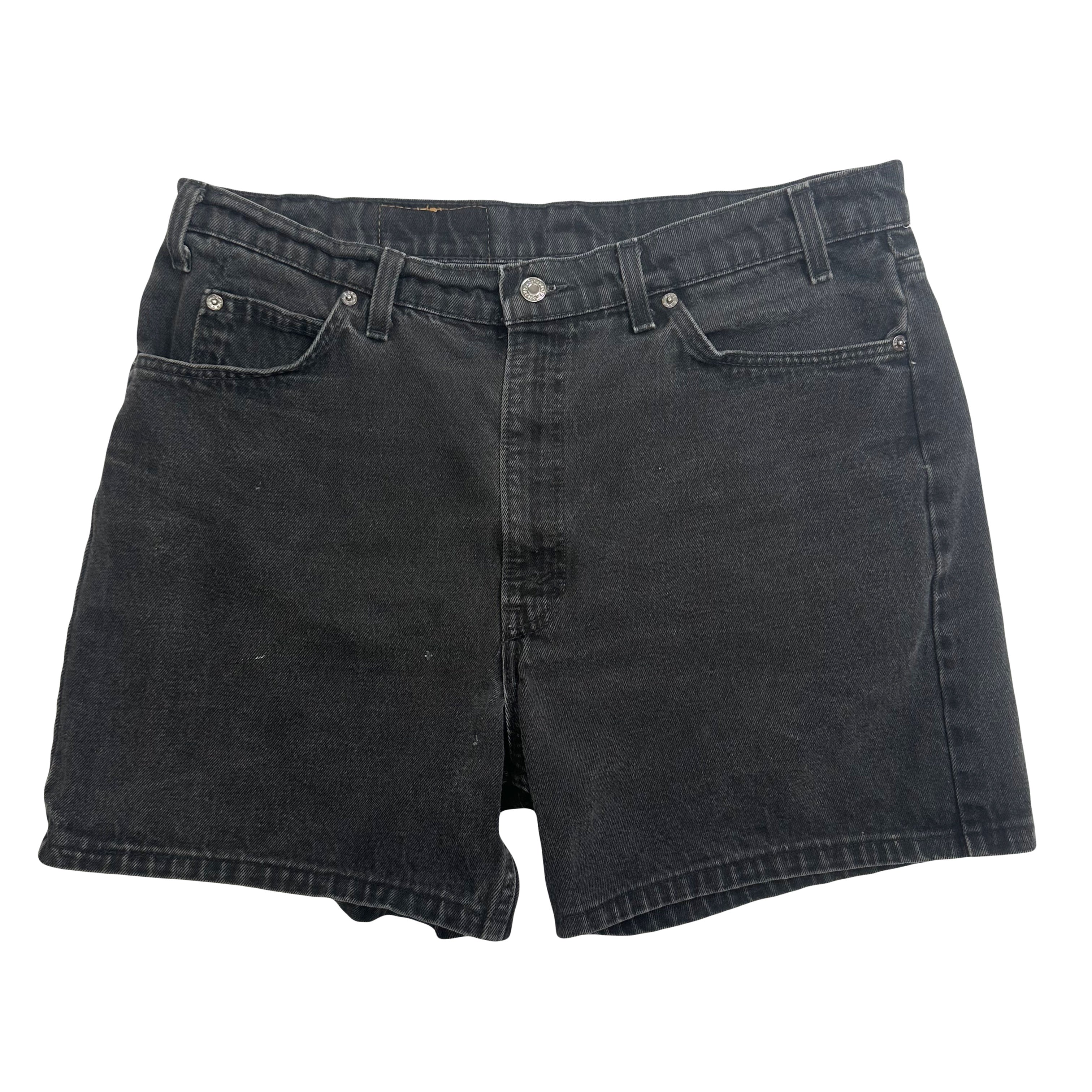 Vintage Levi's 550 Orange Tab Denim Shorts 38