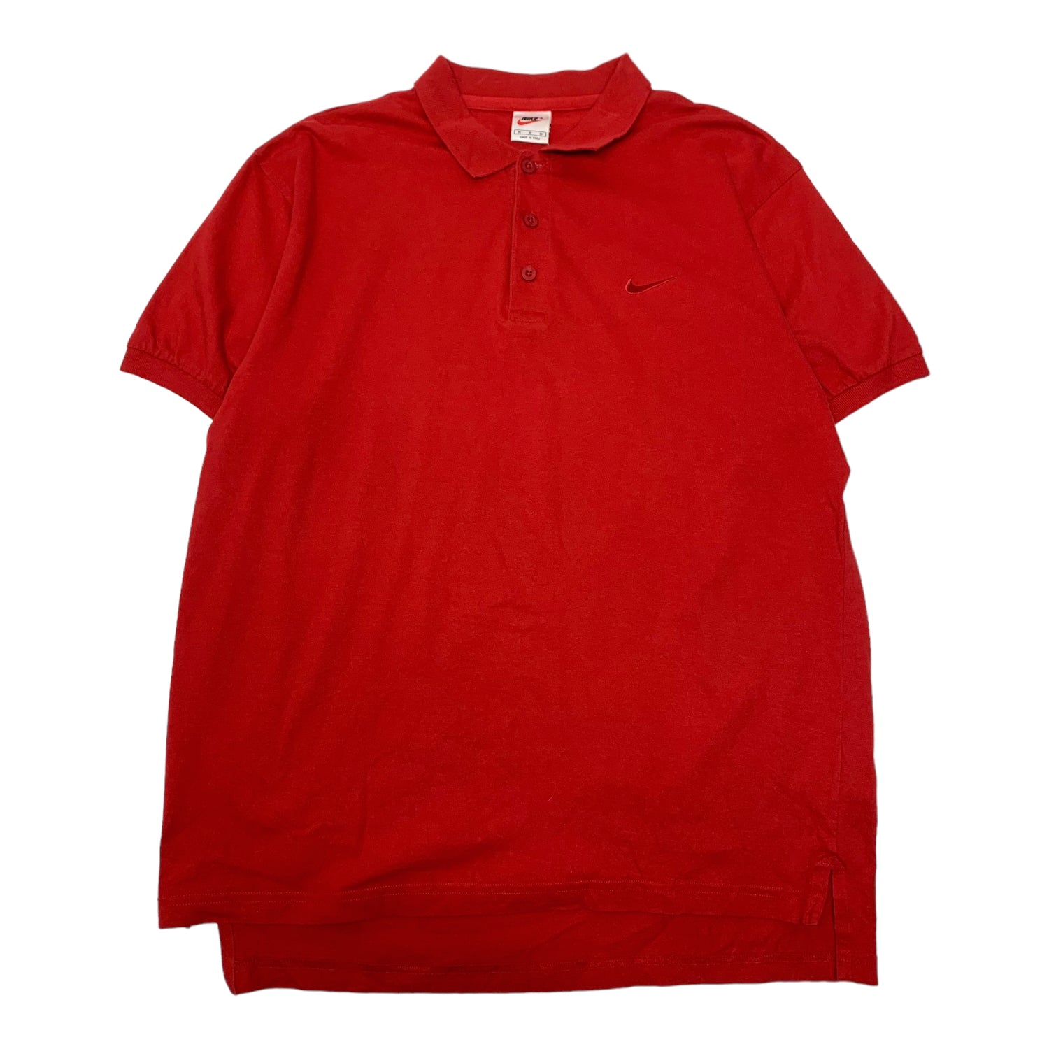 Vintage Red Nike Polo M