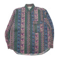 Vintage Cherokee Floral Pattern Button Up Shirt M