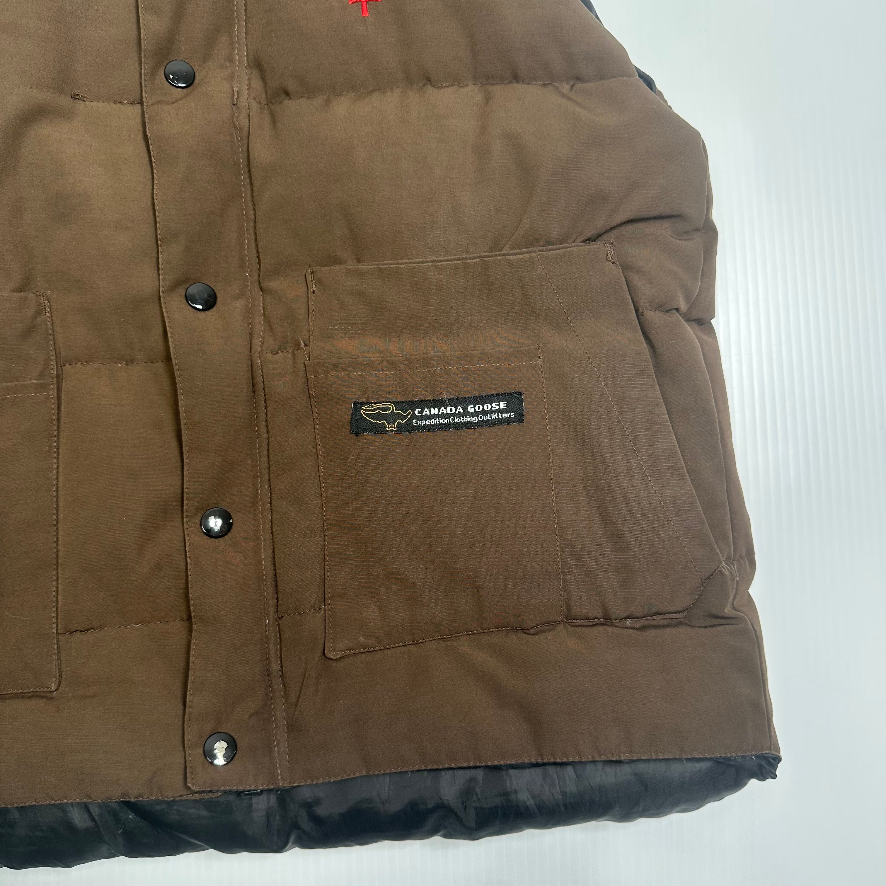 Vintage Canada Goose Down Filled Puffer Vest S