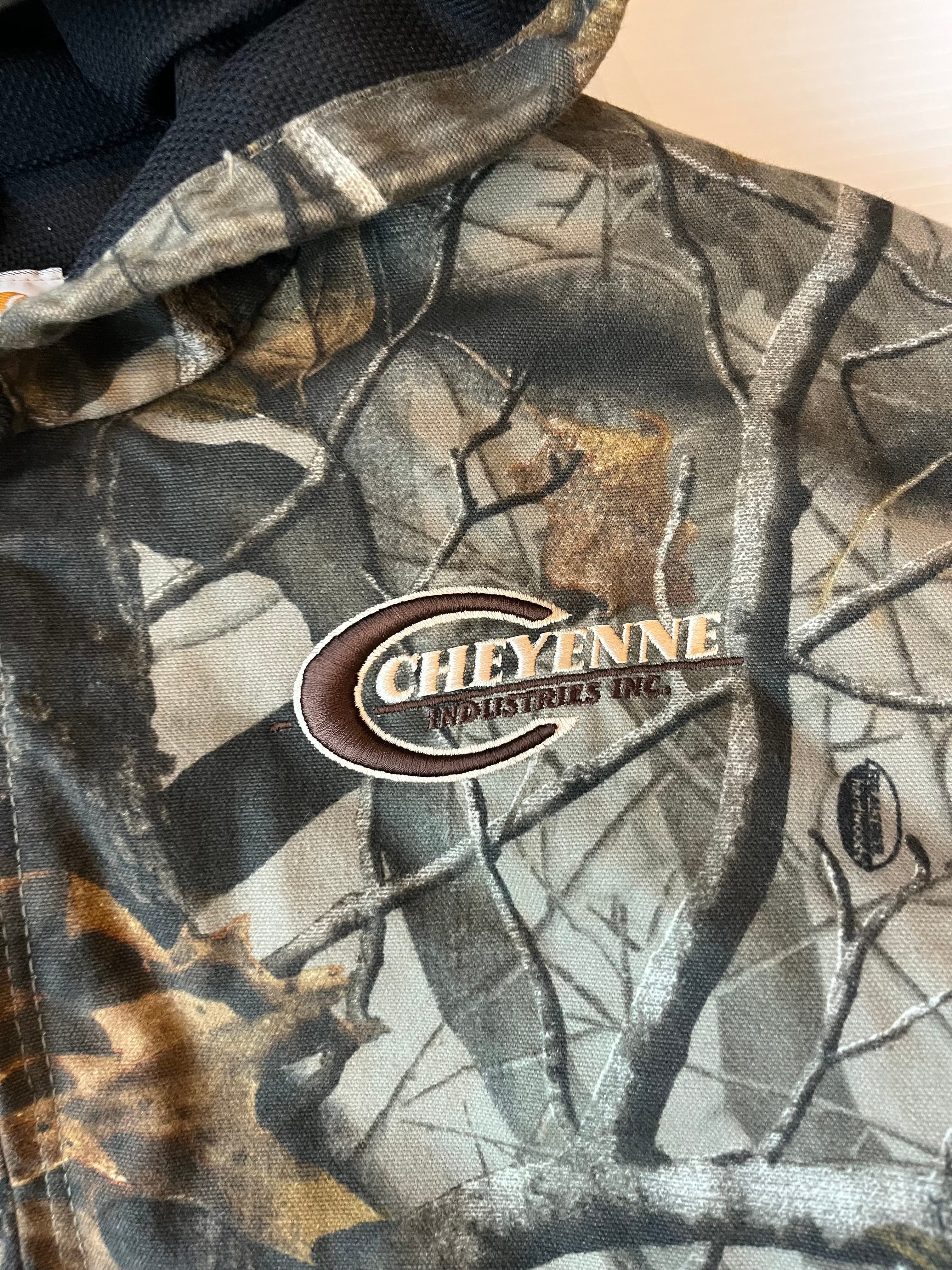 Vintage Carhartt Real Tree Hooded Zip Jacket XXL