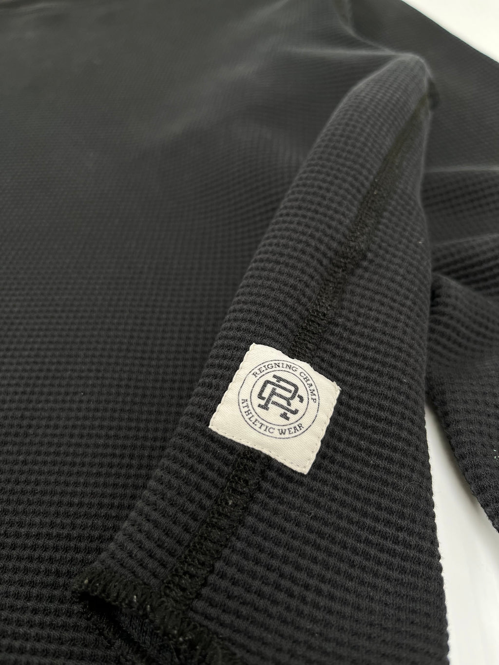Reigning Champ Blank Waffle Longsleeve Shirt S