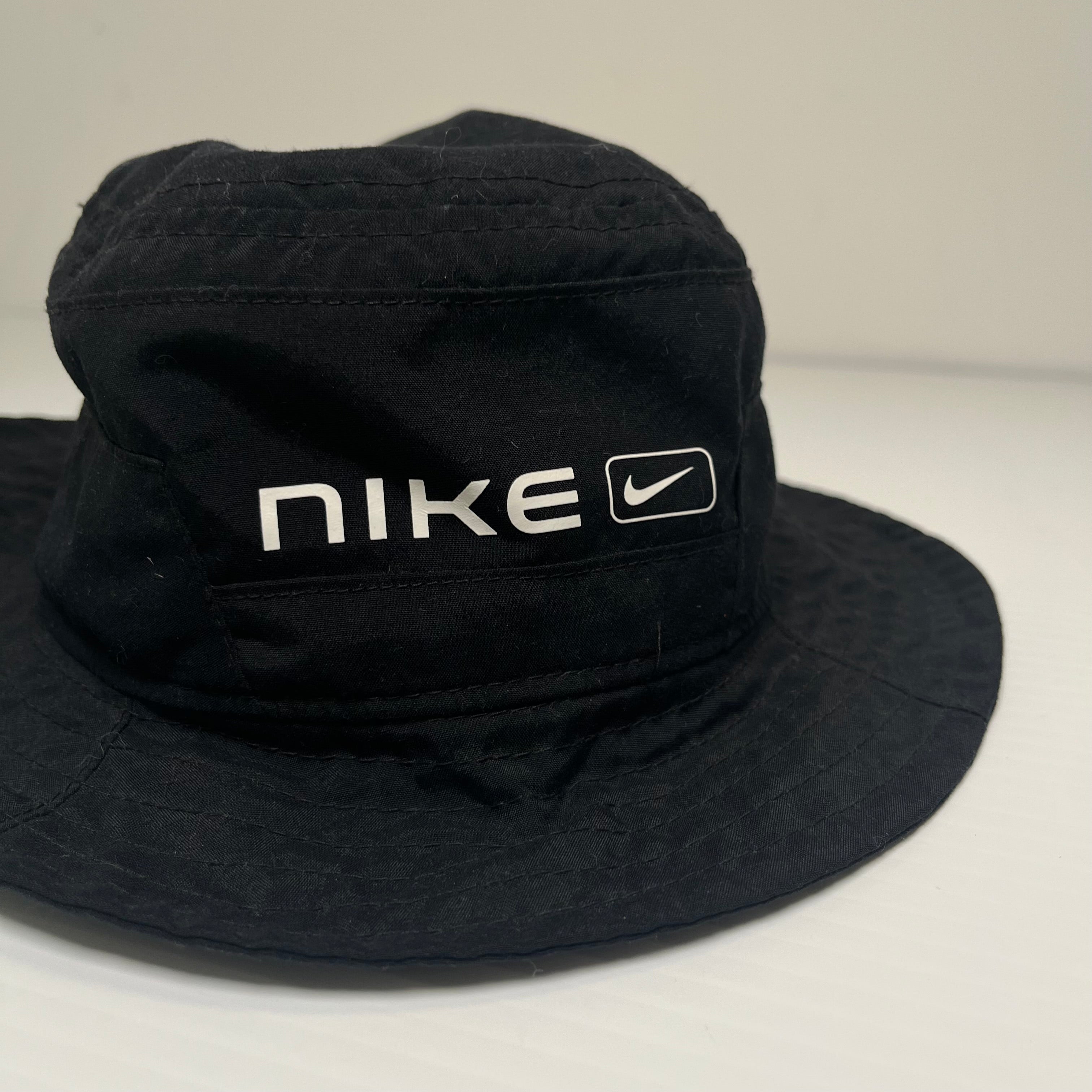 Nike Text Mini Swoosh Bucket Strap Hat