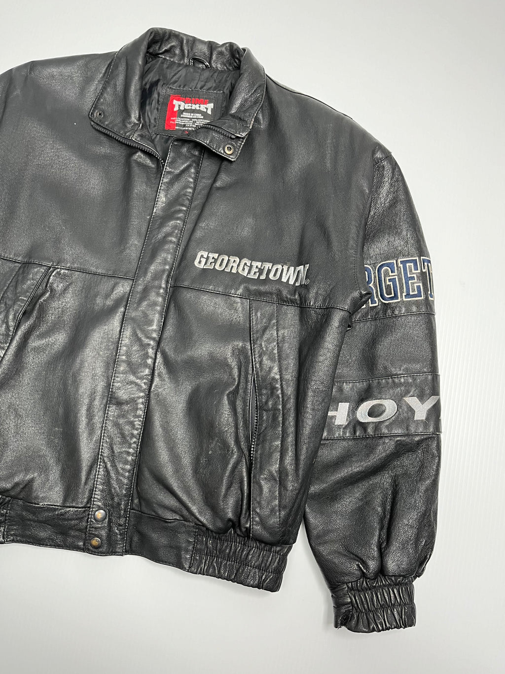 Vintage Georgetown Hoyas Leather Jacket M
