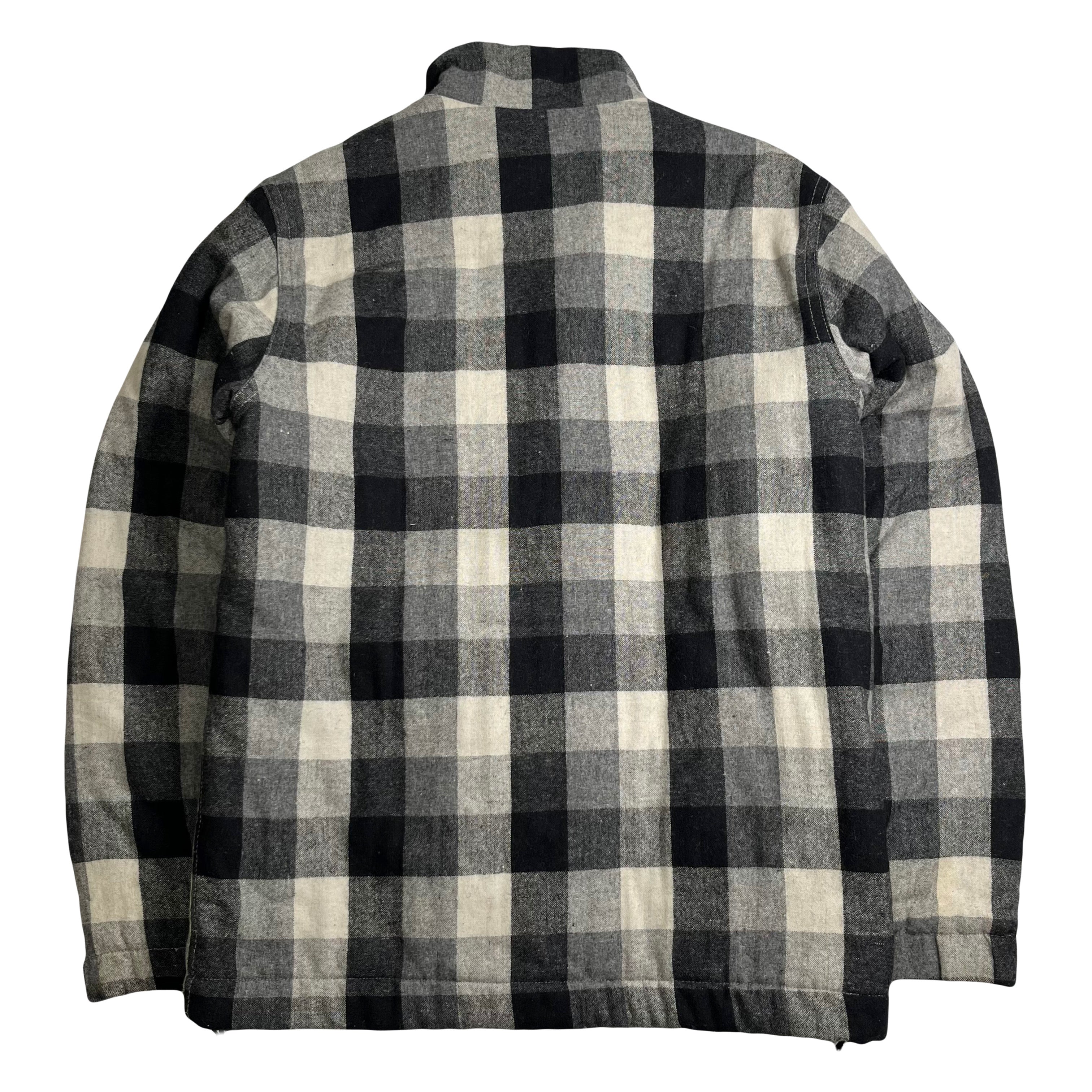 Stussy Gear Plaid Wool Blend Jacket S