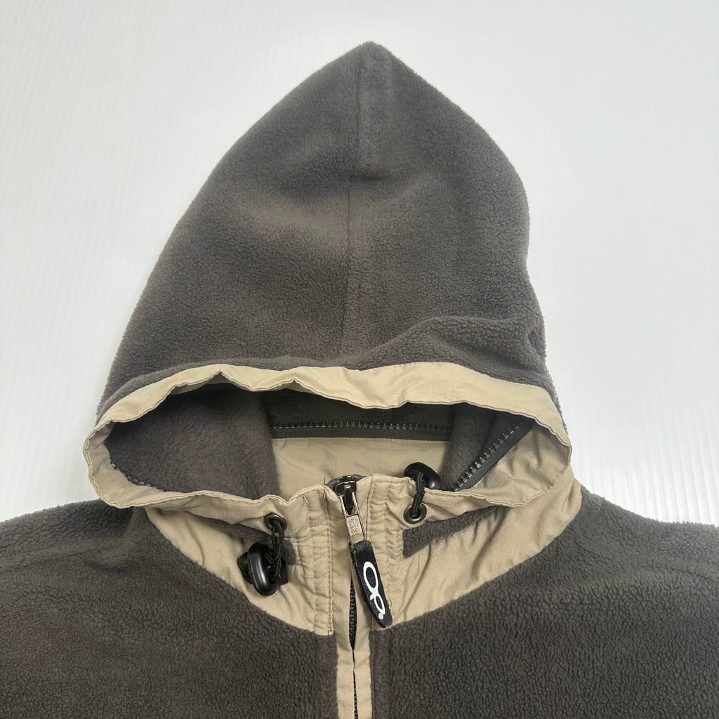 Vintage Ocean Pacific Fleece 1/4 Zip Light Jacket L