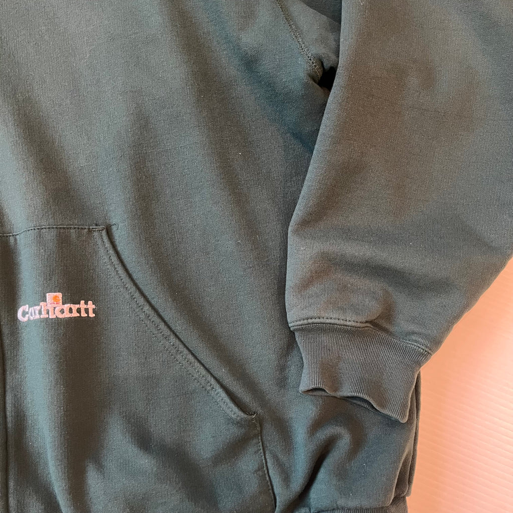 Vintage Carhartt Full Zip Thermal Lined Hoodie XL