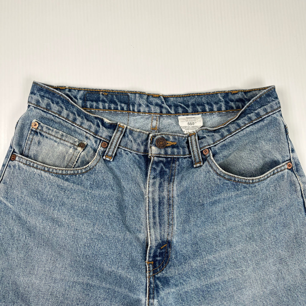 Rework Vintage Levi's x England Baggy Denim Shorts