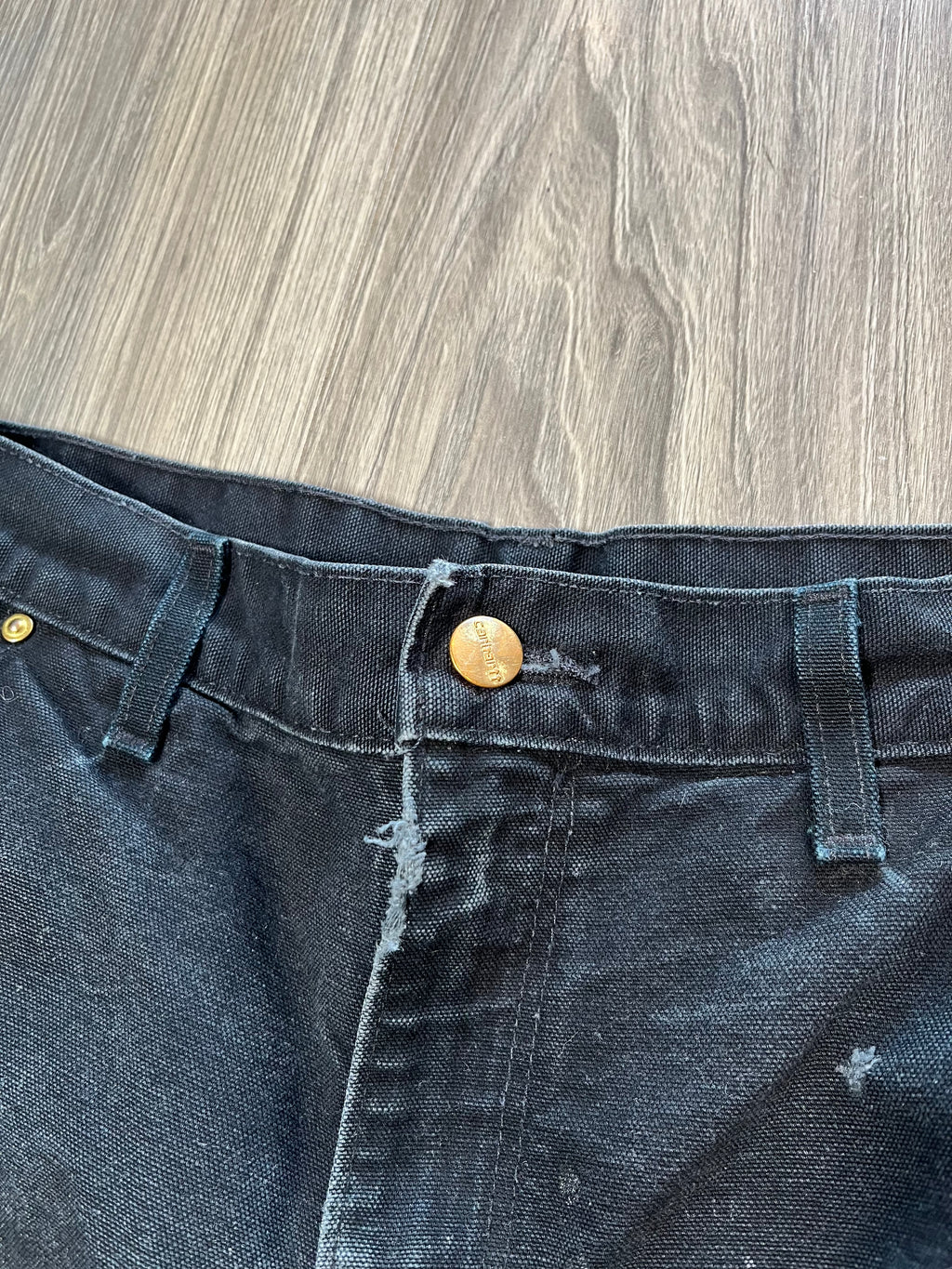 Vintage Carhartt B01 Distressed Double Knee Denim 29