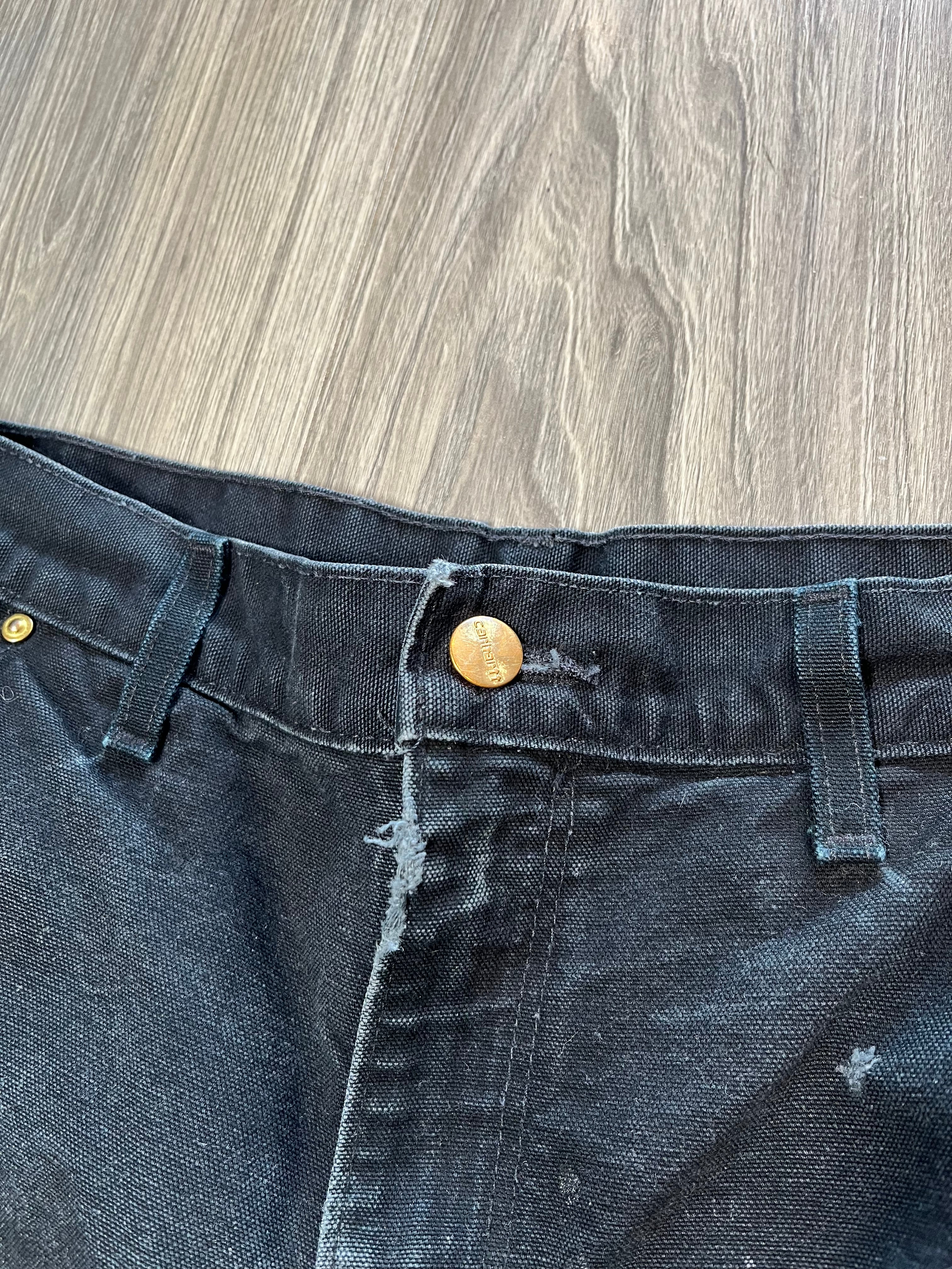 Vintage Carhartt B01 Distressed Double Knee Denim 29