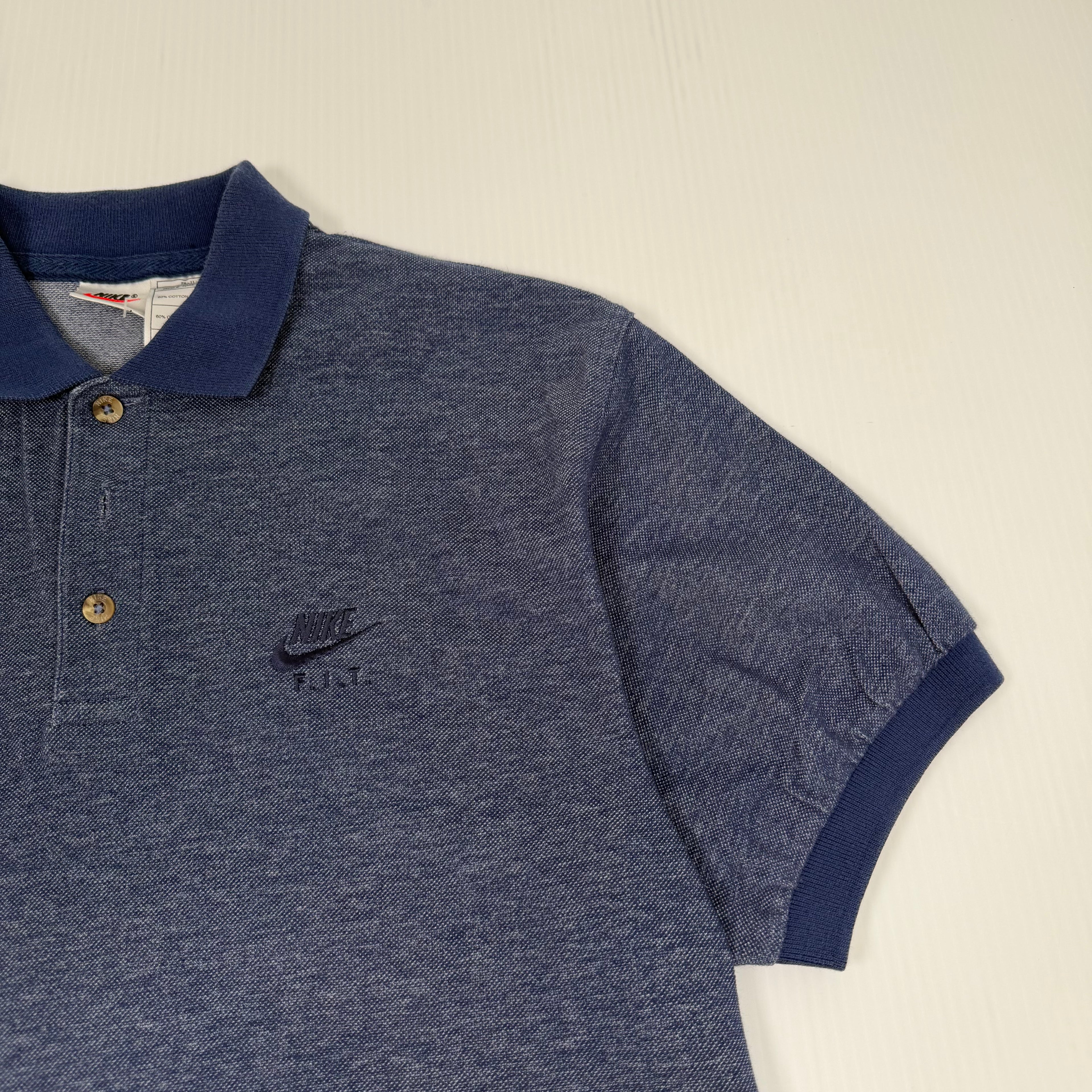 Vintage Nike F.I.T. Mini Logo Polo Shirt S