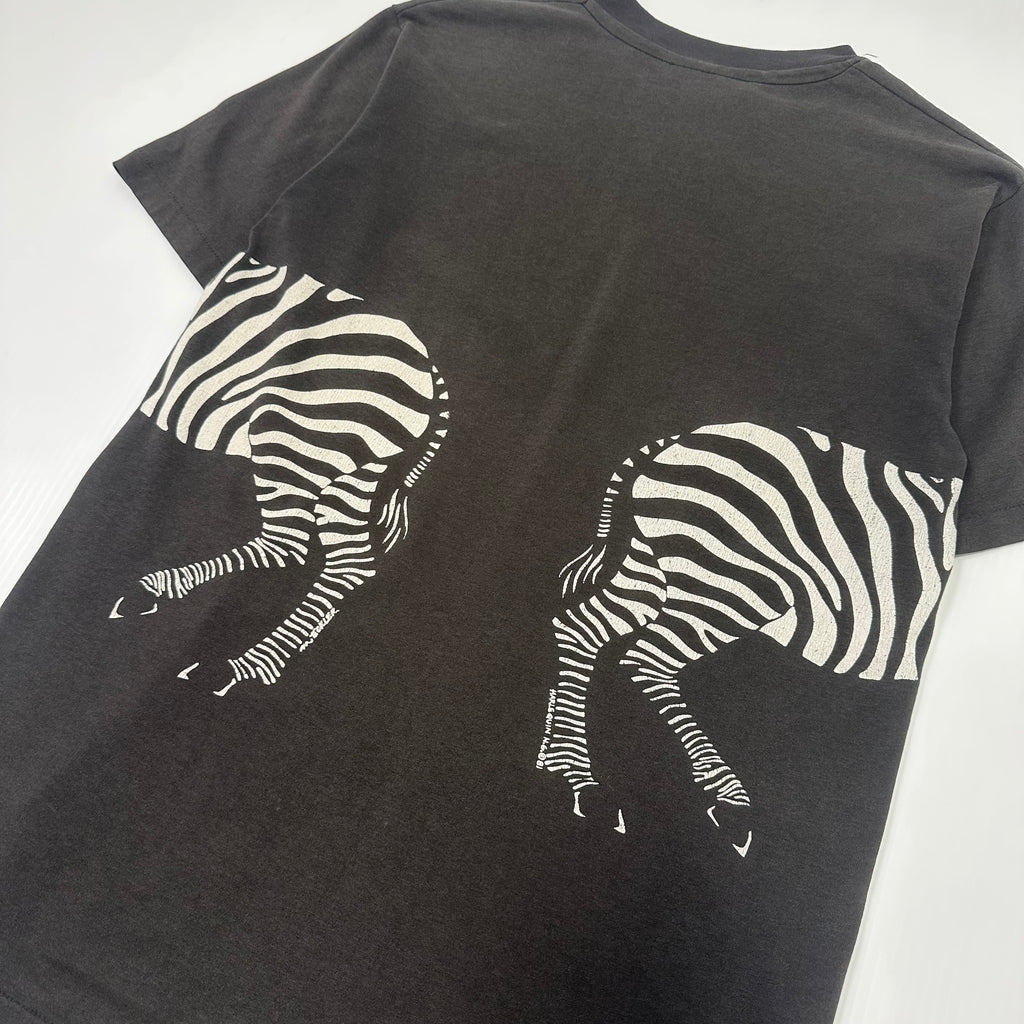 Vintage Busch Gardens Extinction Is Forever Zebra Tee M