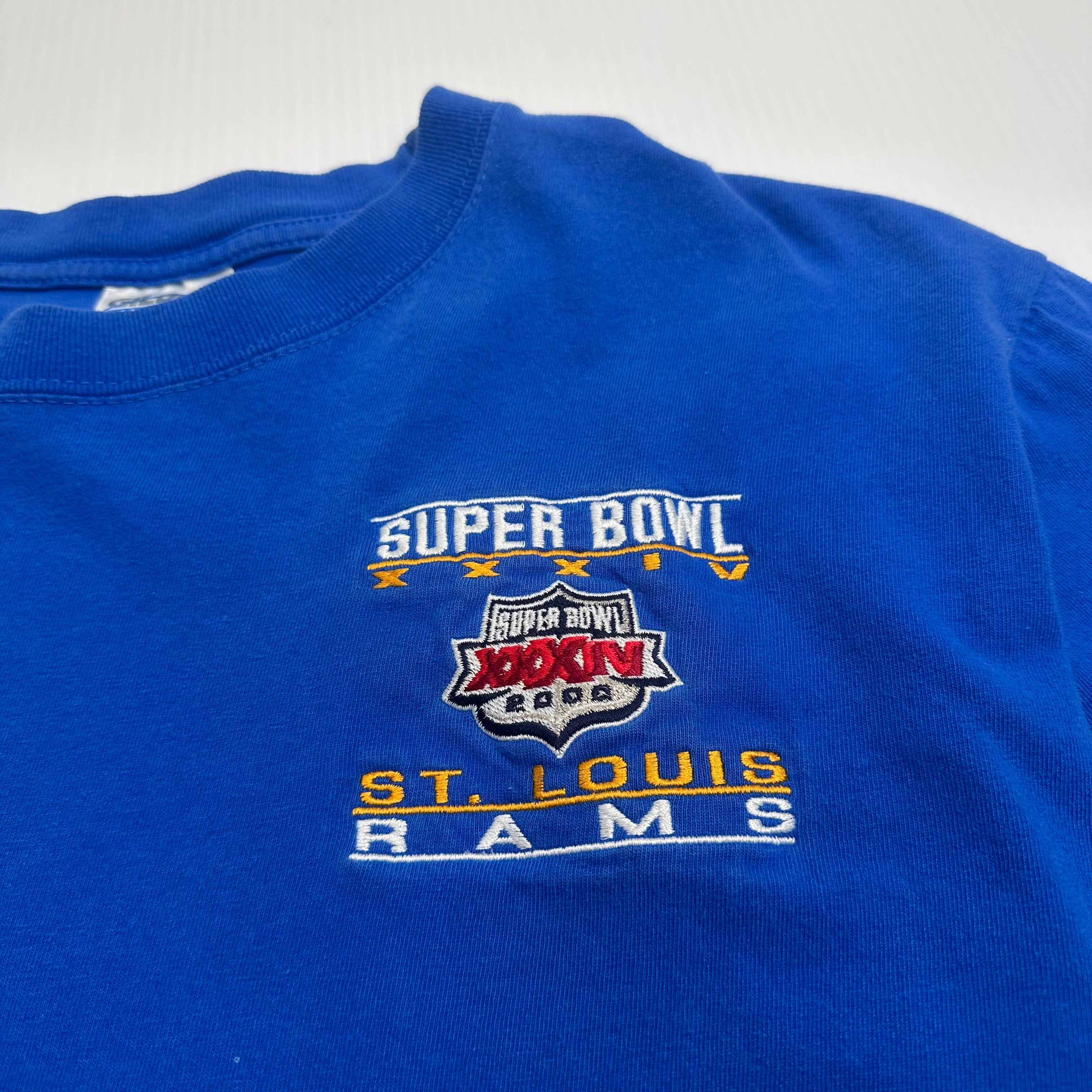 2000 NFL Superbowl St. Louis Rams Tee L