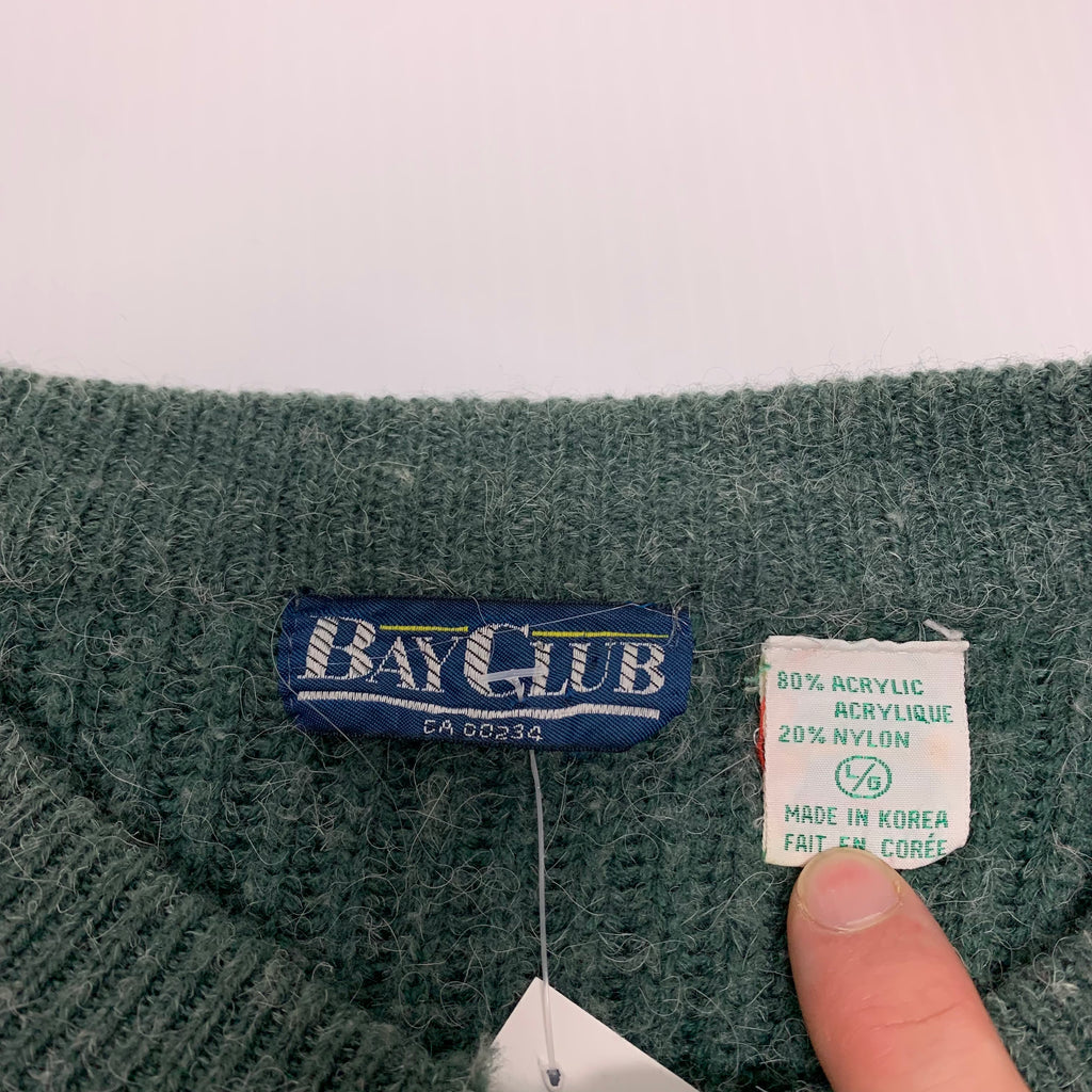 Bay Club Green Knit L