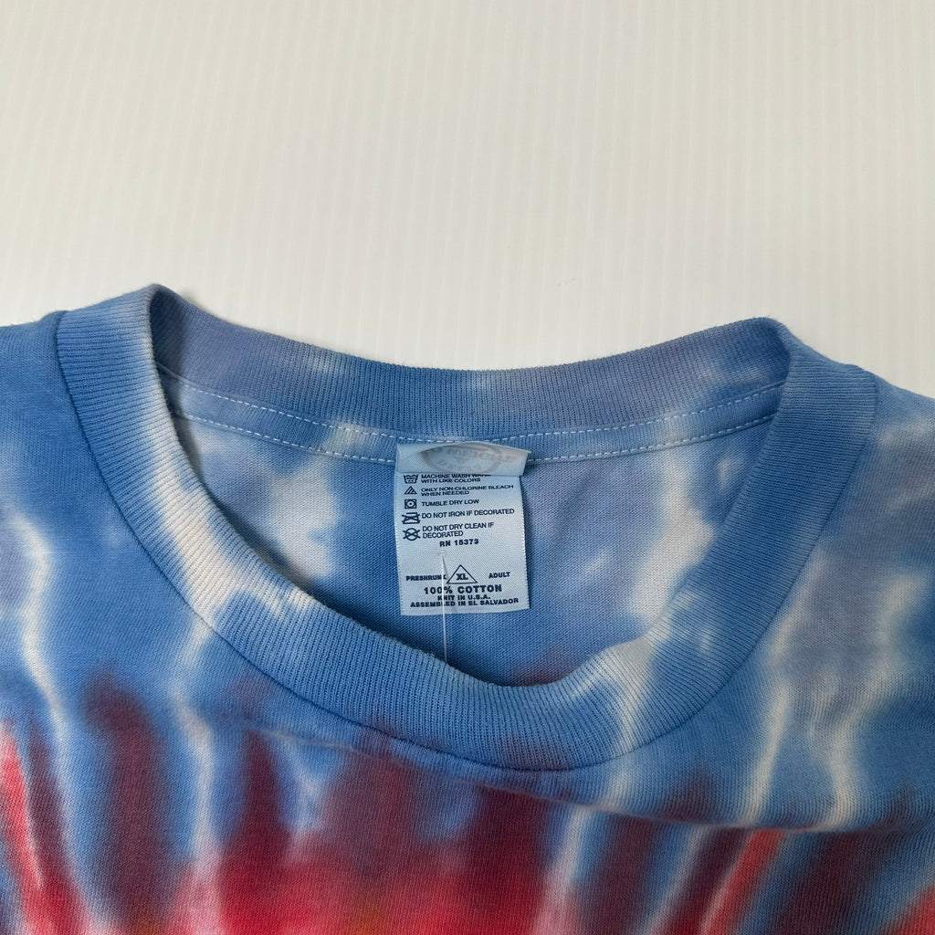 2004 Grateful Dead Wave That Flag Tie Dye Band Tee XL