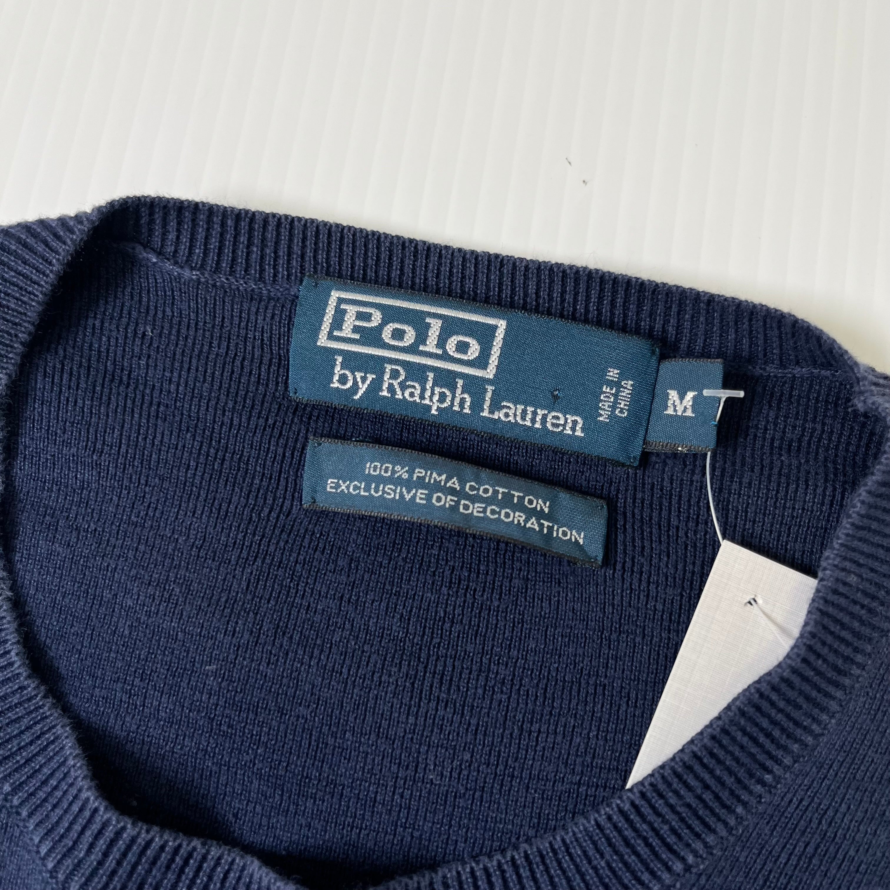 Vintage Polo Ralph Lauren Pima Cotton Light Sweater M