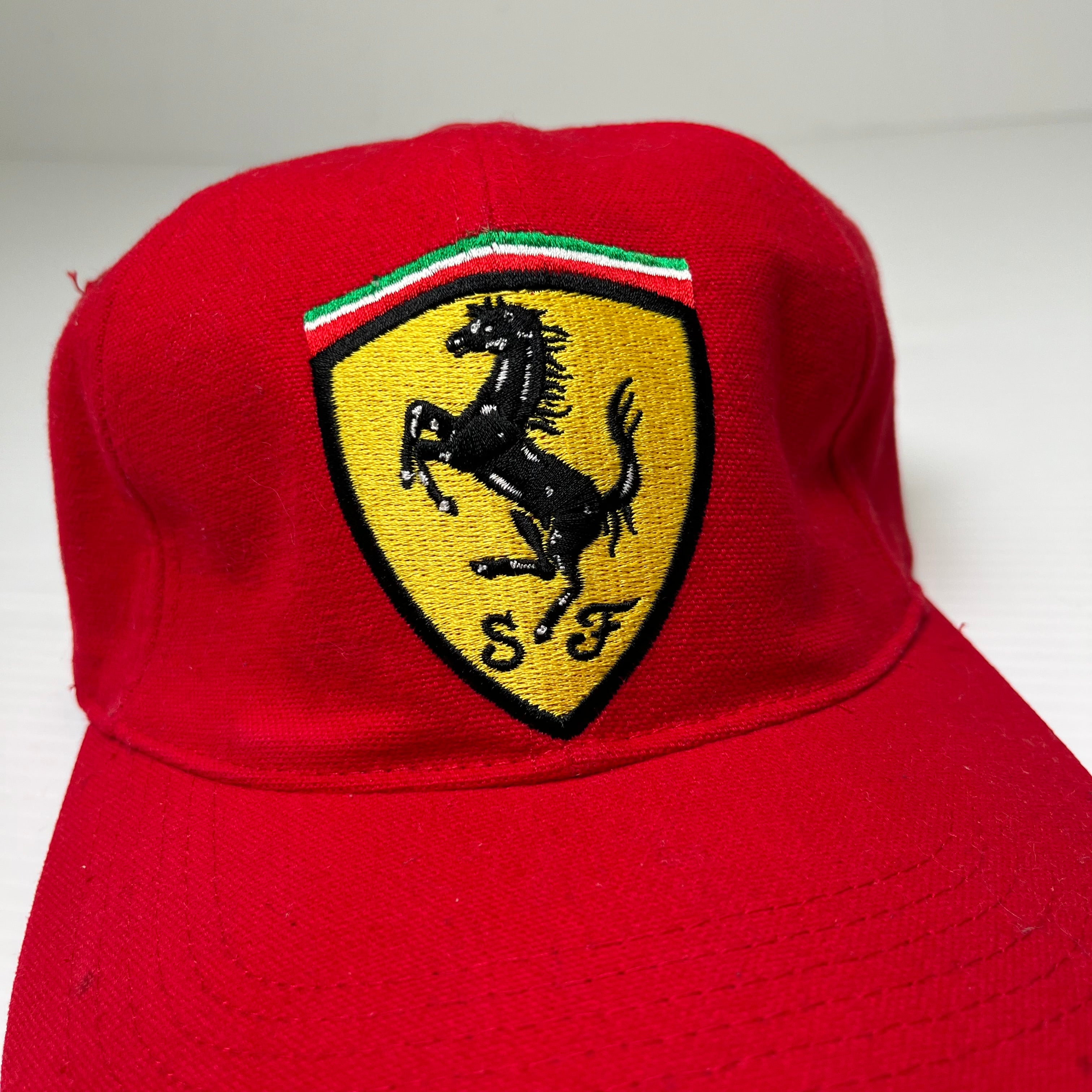 1999 Ferrari Big Logo Strapback Hat