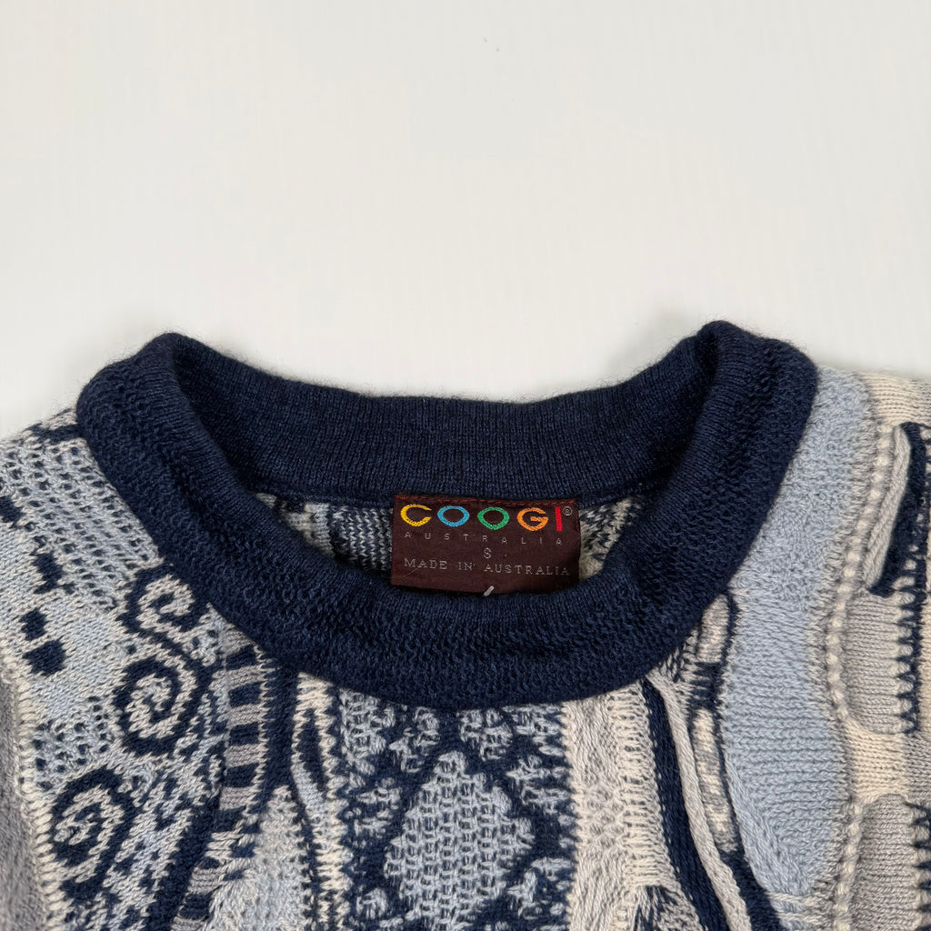 Vintage Coogi 3D Knit Pattern Sweater S