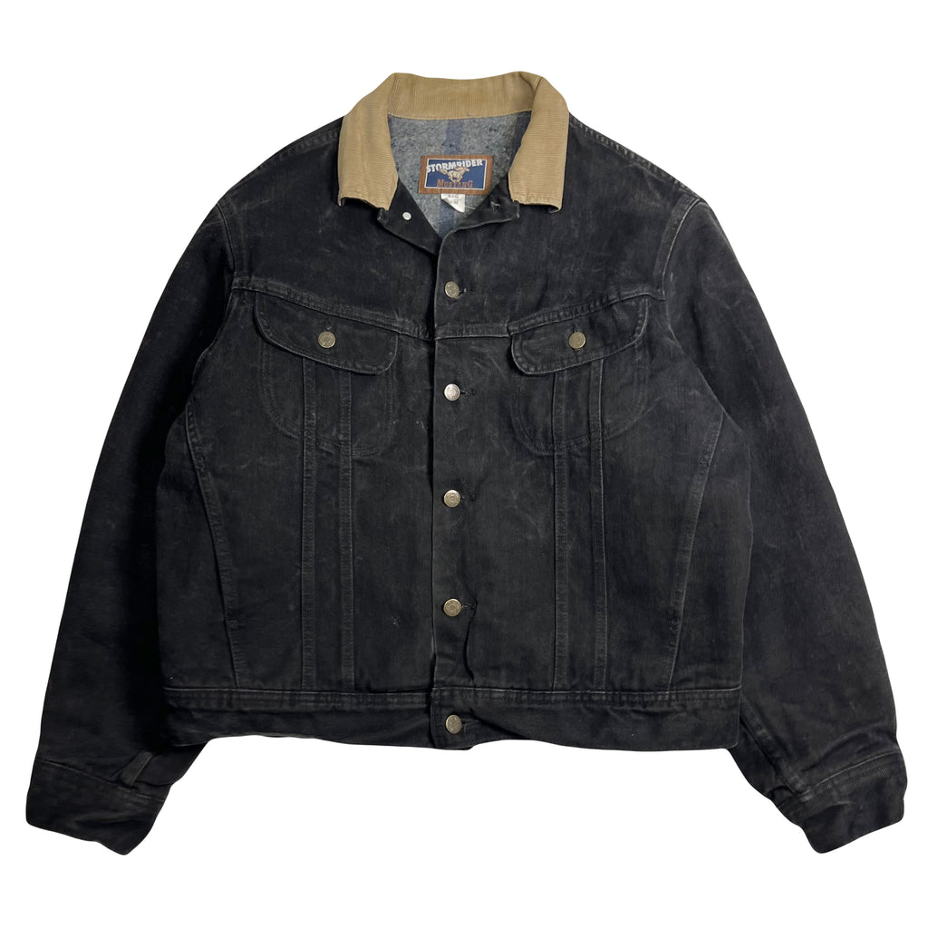 Vintage Stormrider Mustang Blanket Lined Denim Jacket M