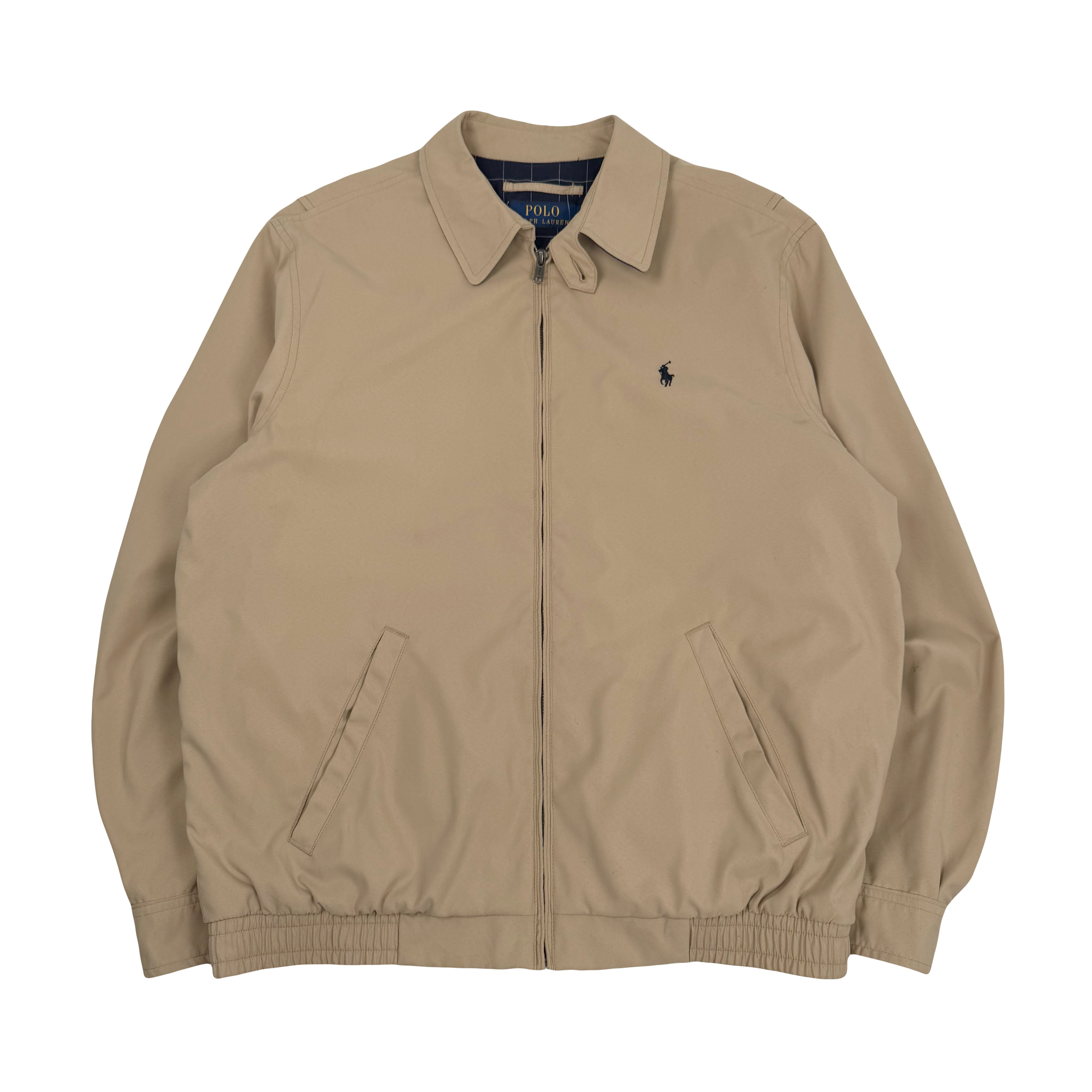 Polo Ralph Lauren Plaid Lined Harrington Jacket M