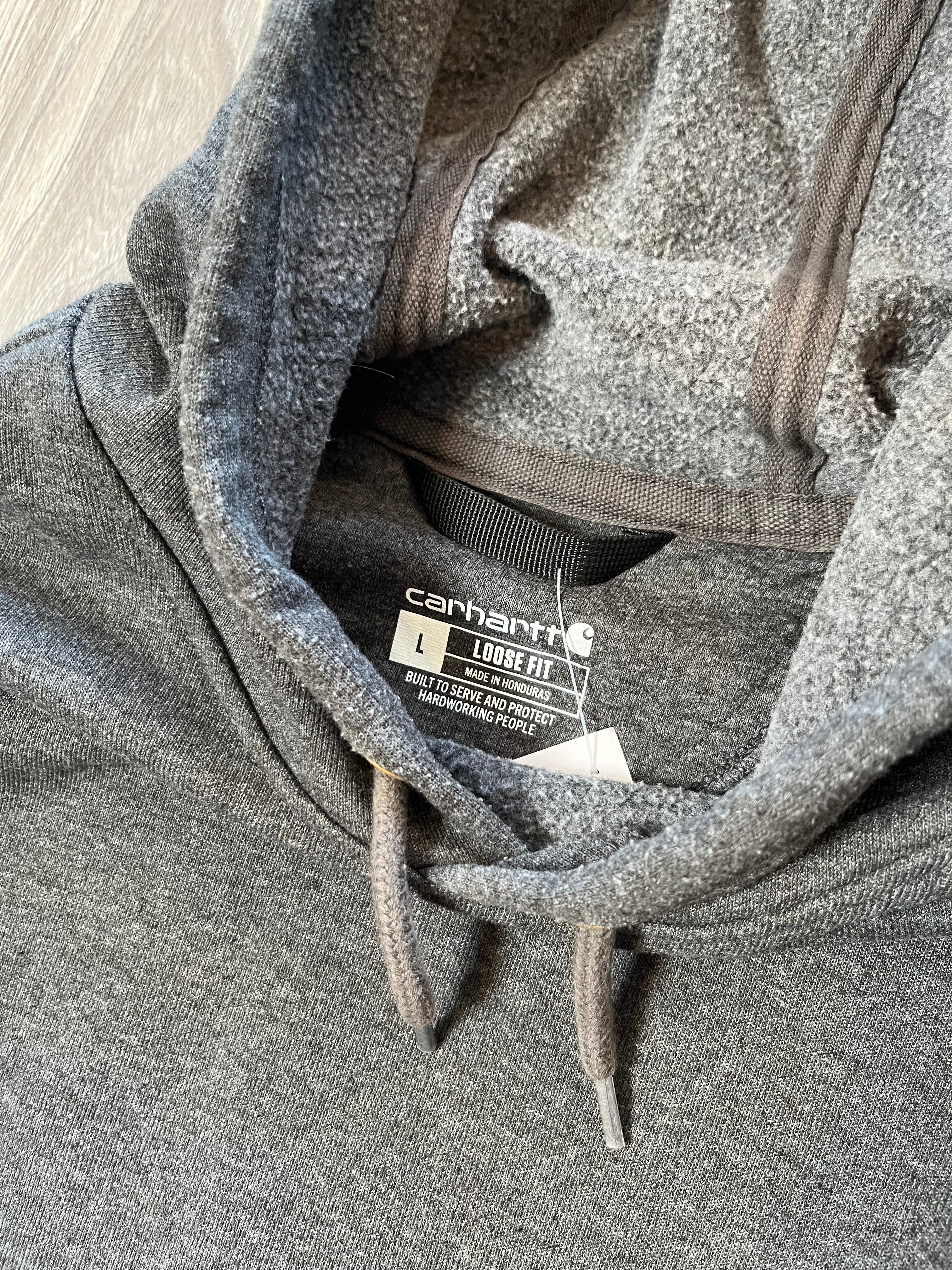Carhartt Arm Spellout Pullover Hoodie L