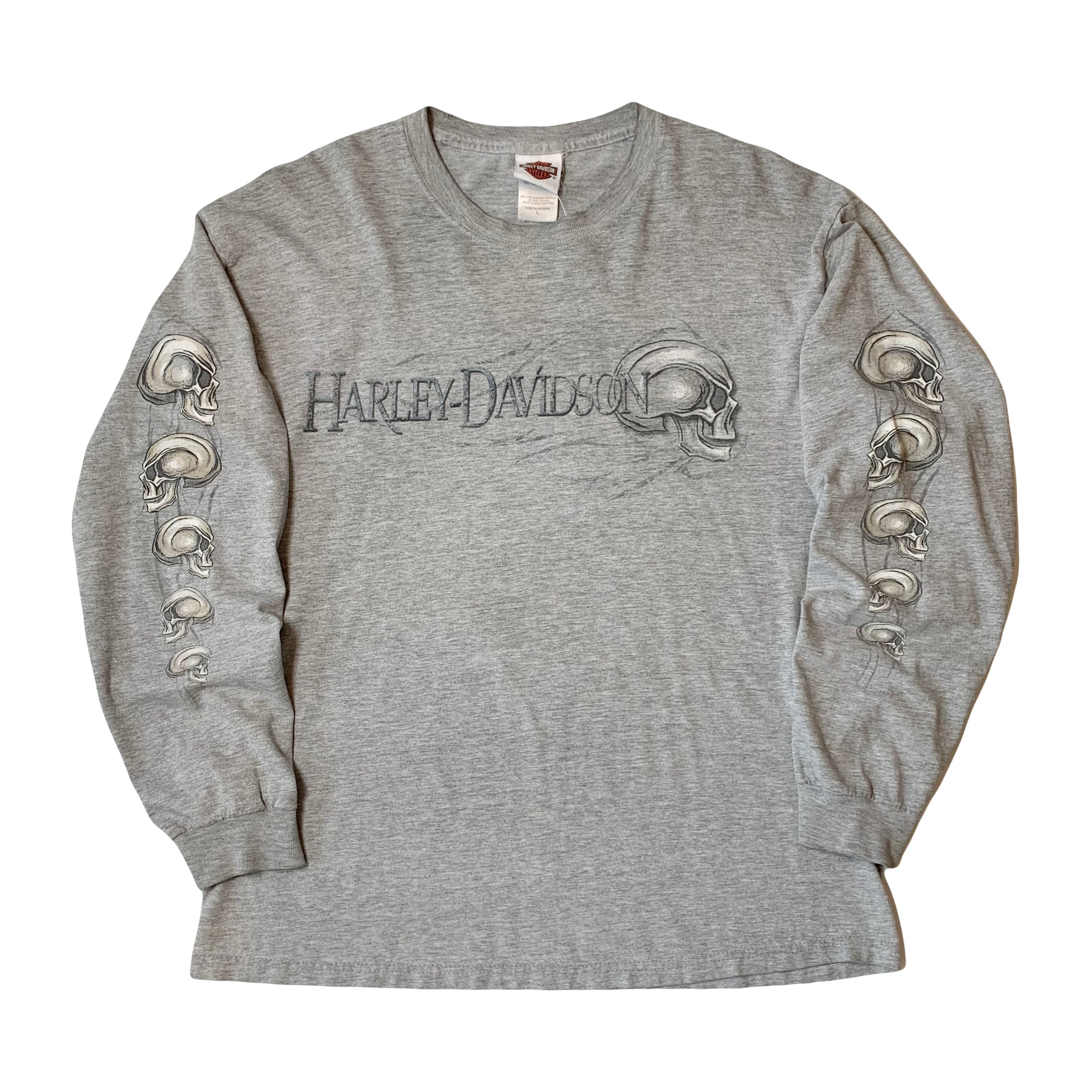 Vintage Harley Davidson South Carolina Skulls Longsleeve L