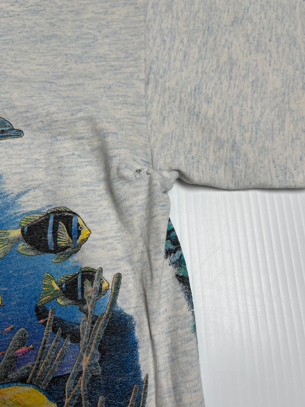 Vintage Baltimore Aquarium Dolphin Wrap Around Tee L