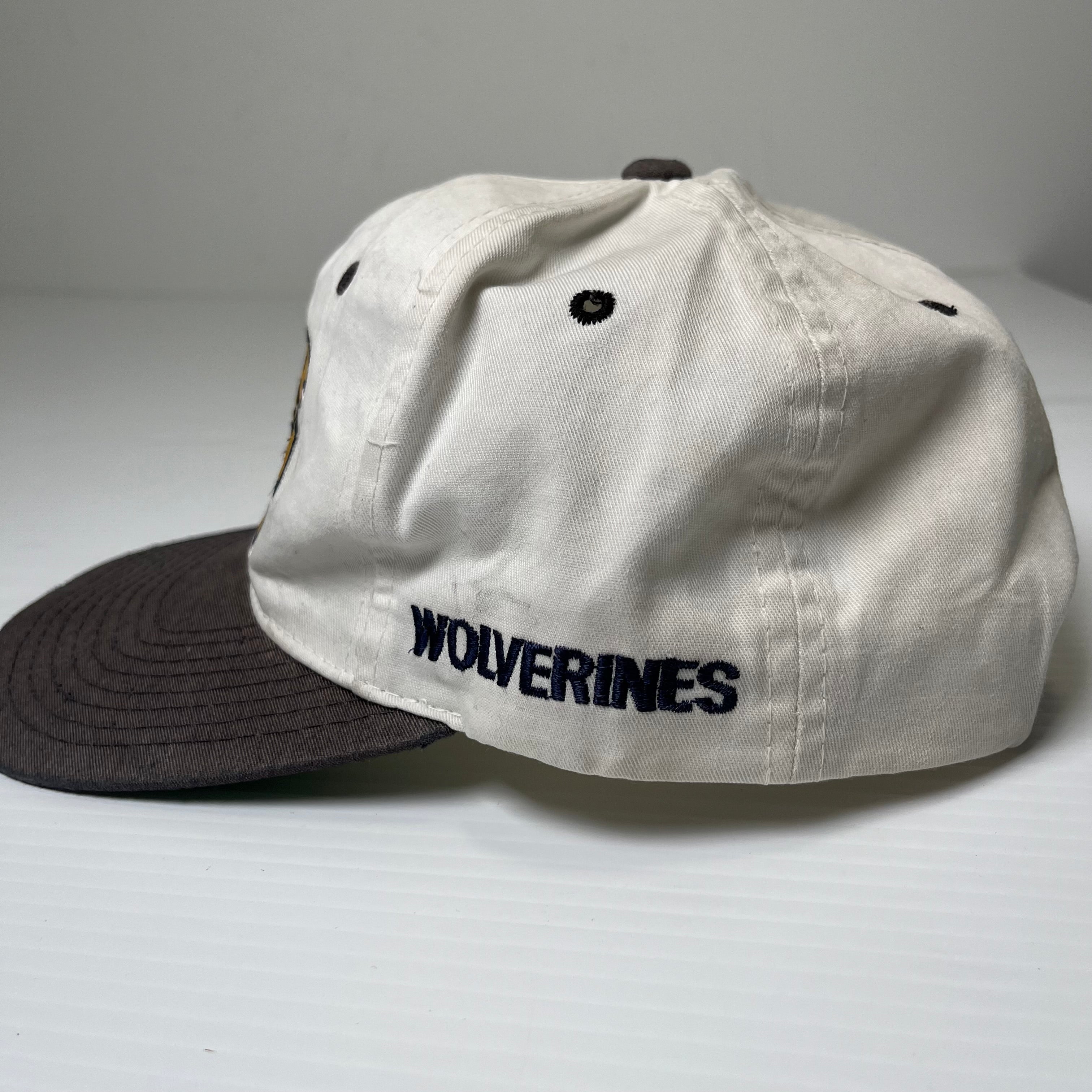Vintage Starter Michigan Wolverines Strapback Hat