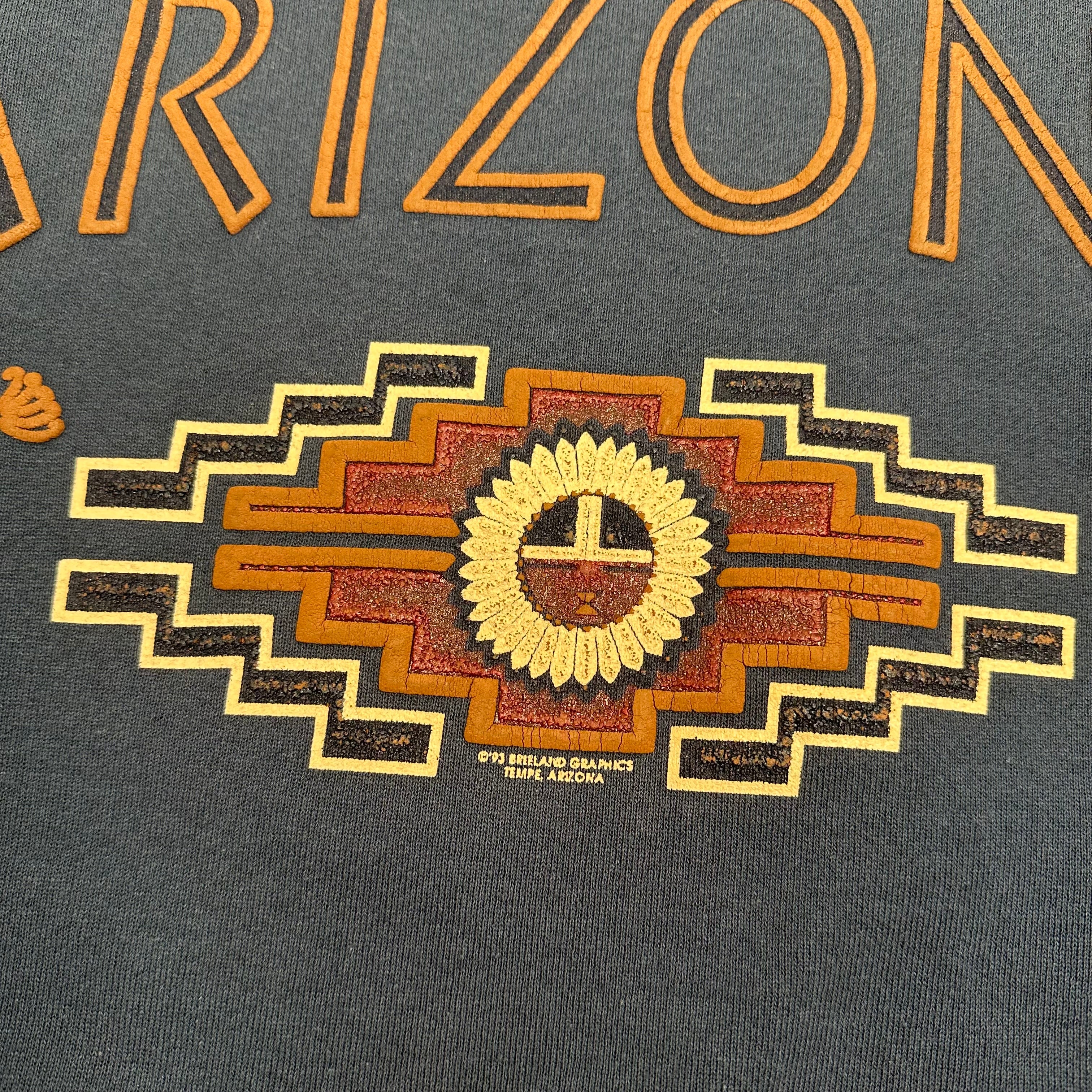 1993 Arizona Puff Print Graphic Crewneck L