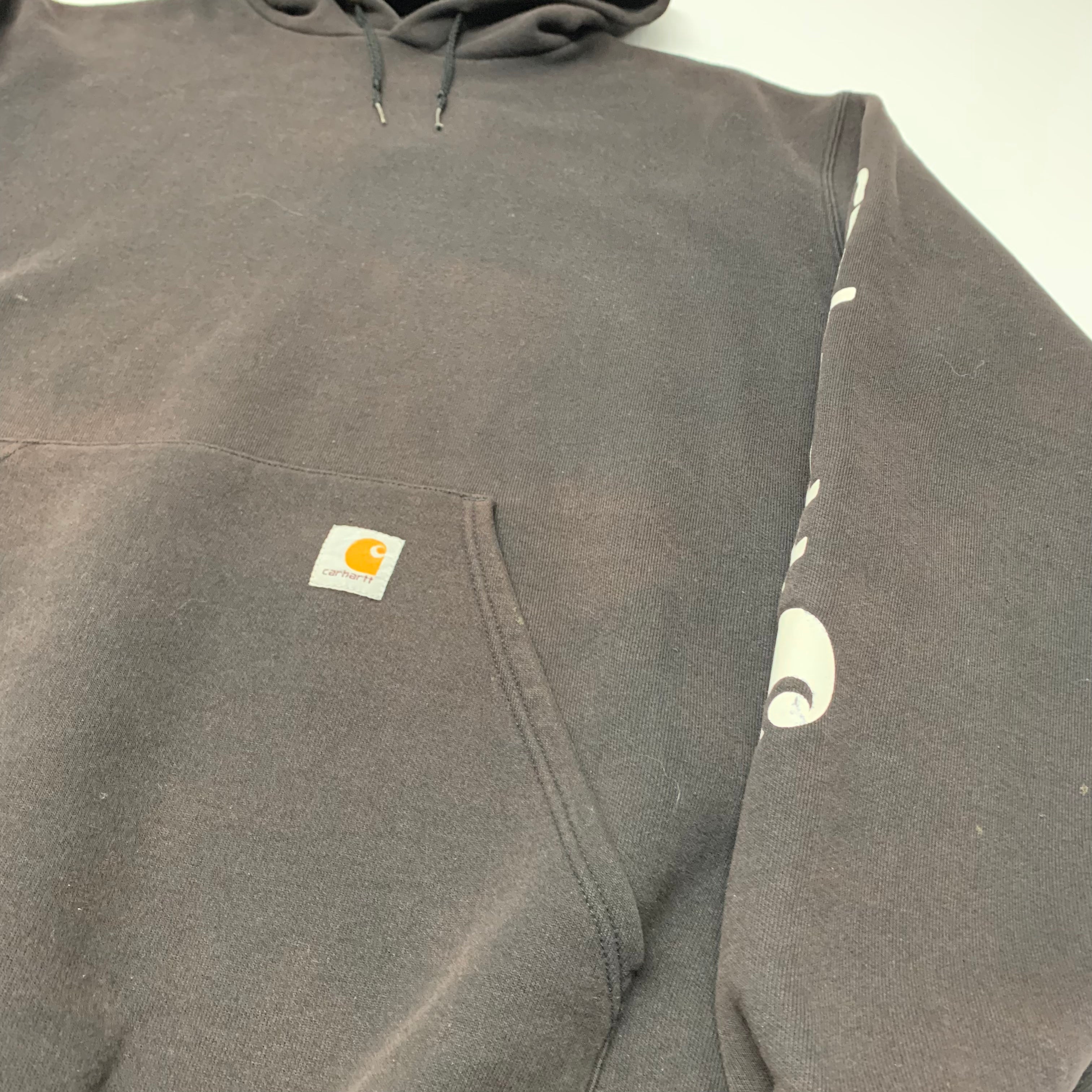 Carhartt Text Hoodie L