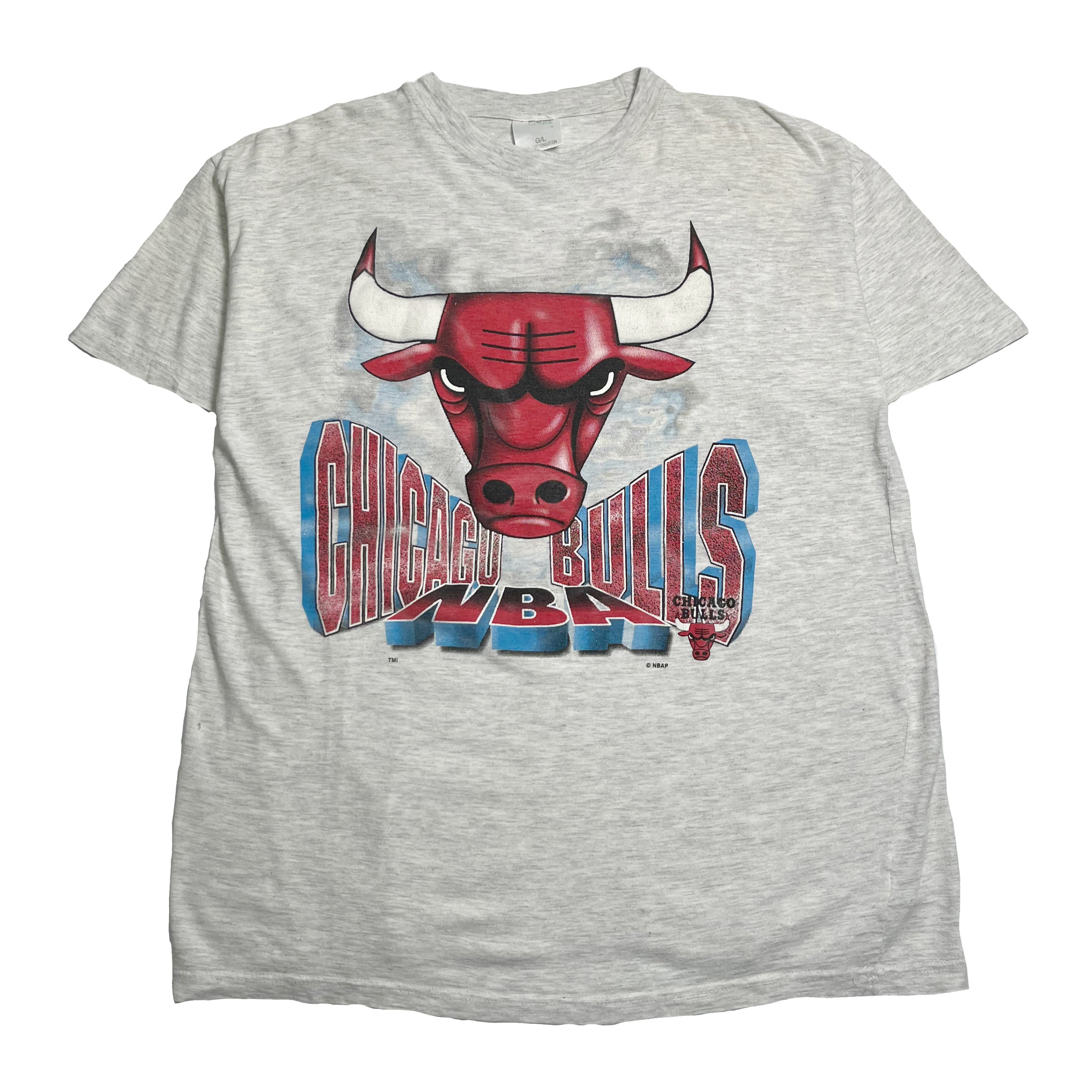 90s Chicago Bulls NBA Graphic Tee L