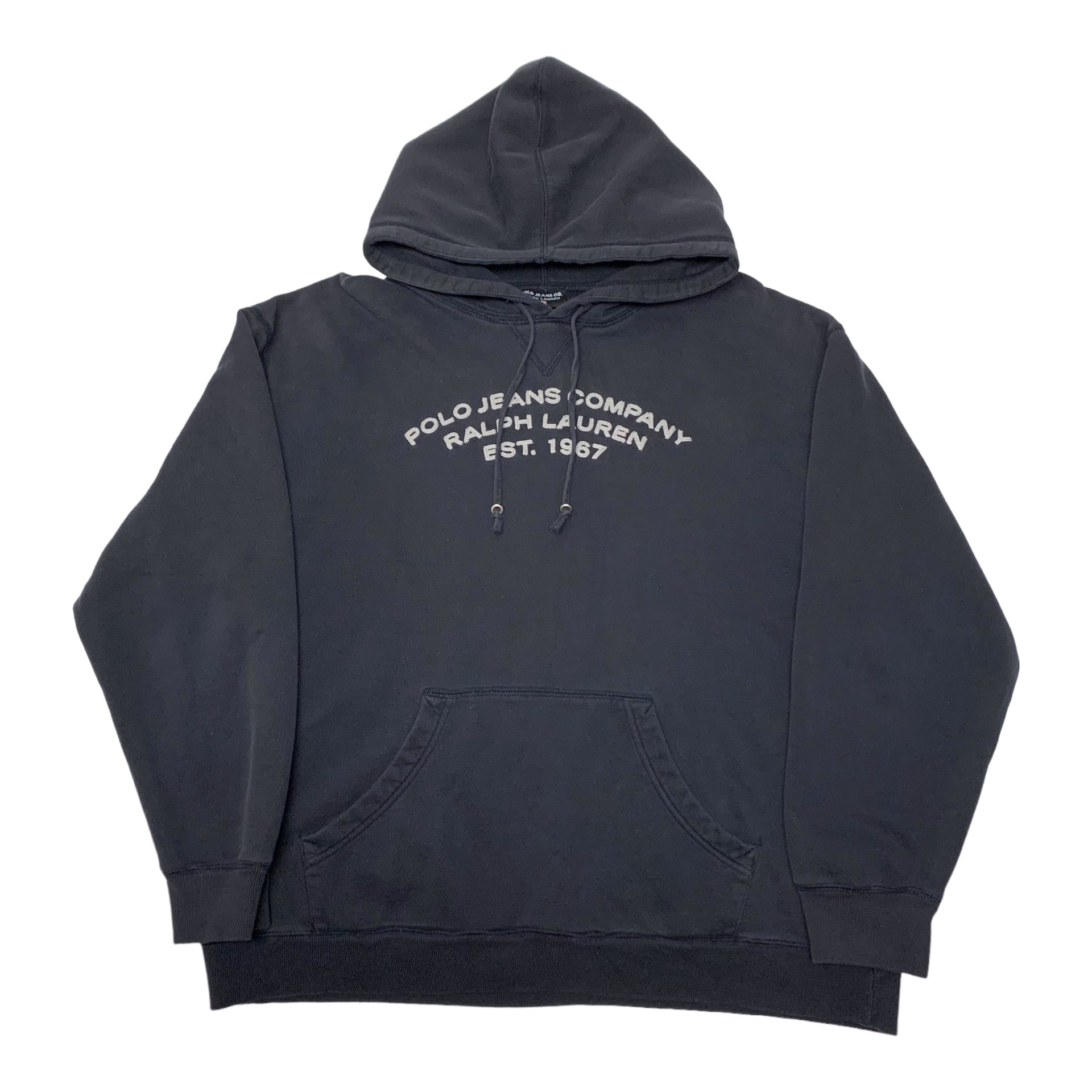 Y2K Polo RL Black Hoodie M