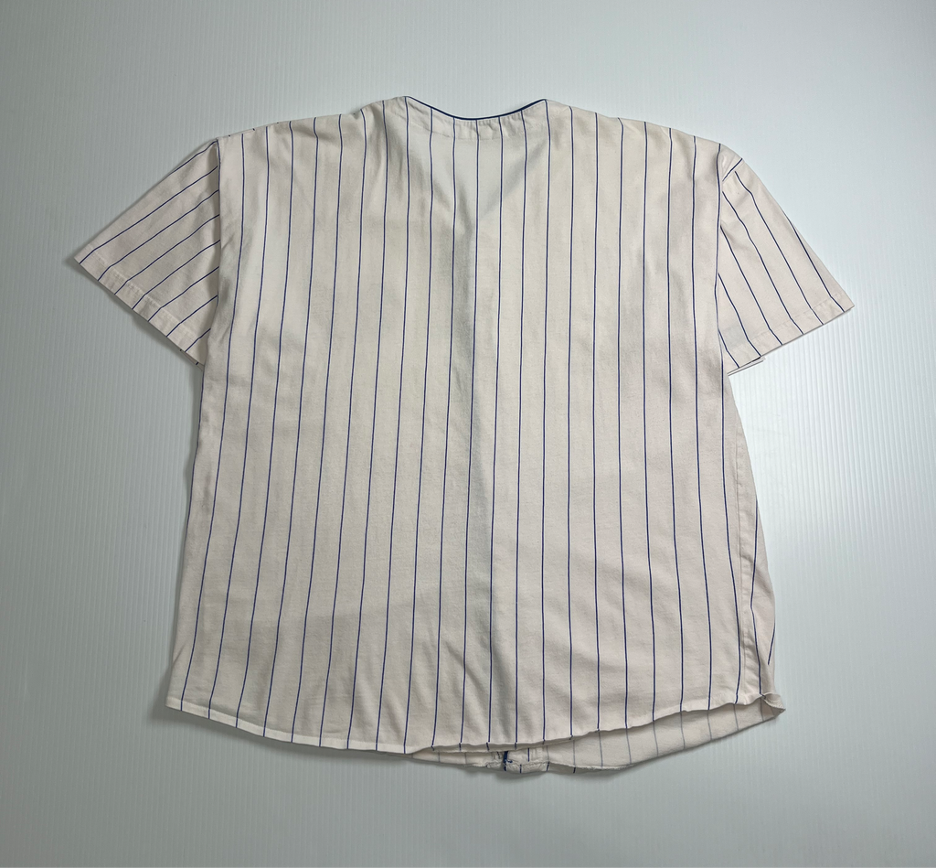 Vintage UCLA Striped Baseball Jersey L