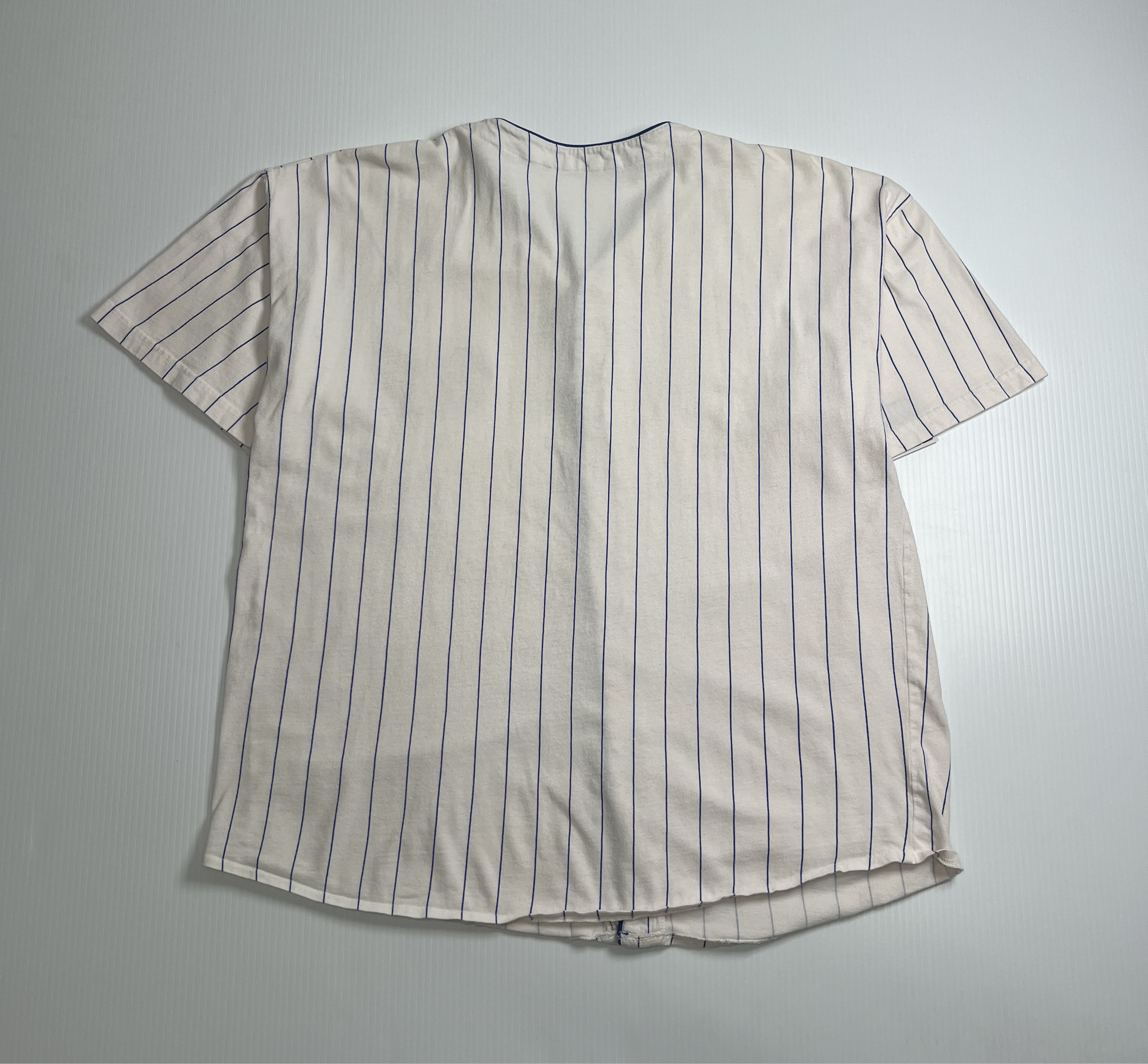 Vintage UCLA Striped Baseball Jersey L