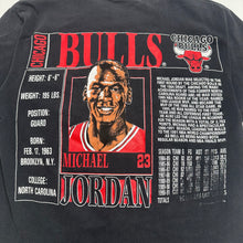 Load image into Gallery viewer, 90s Nutmeg Michael Jordan Chicago Bulls Stats Tee M
