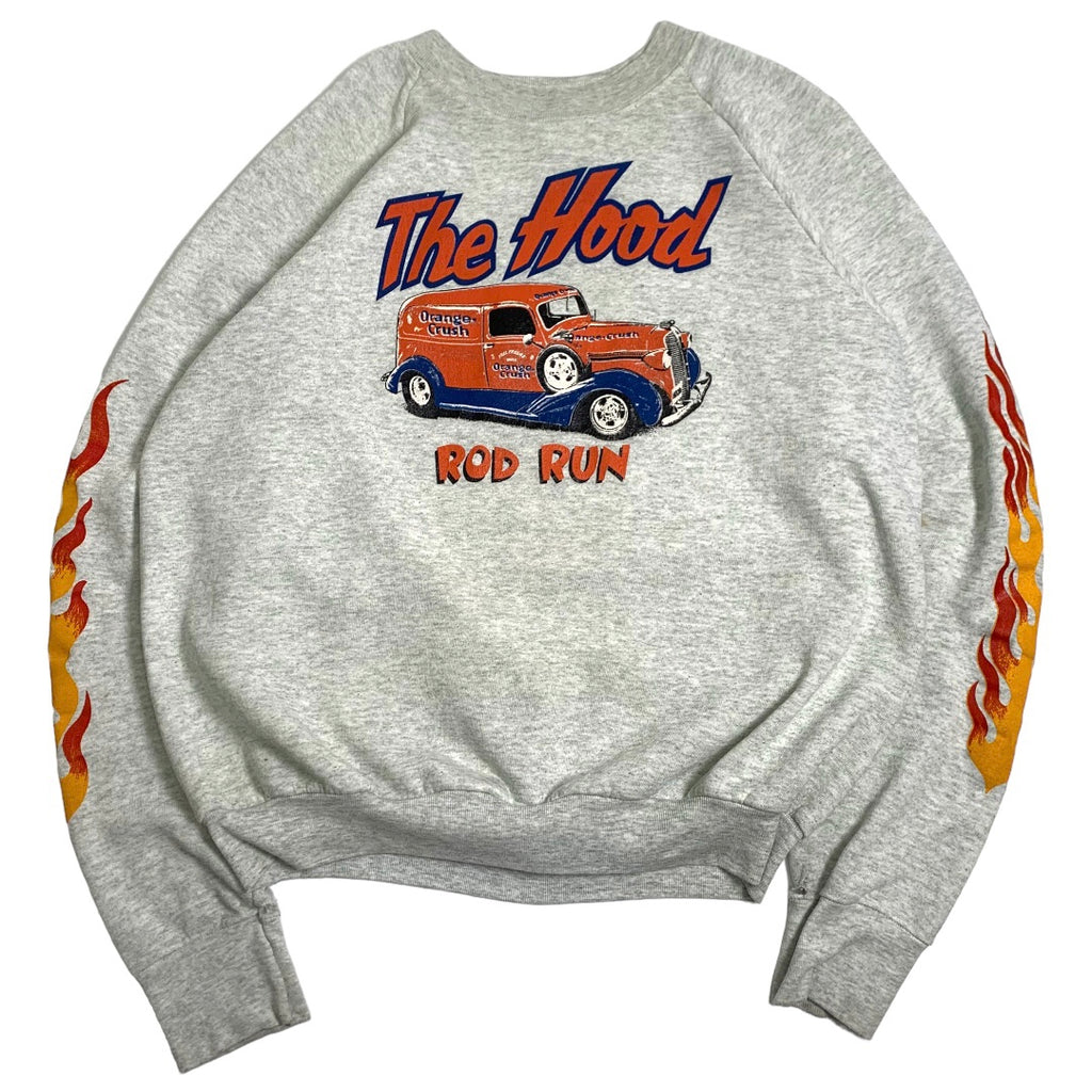 Vintage The Hood Rod Run Racing Crewneck XL