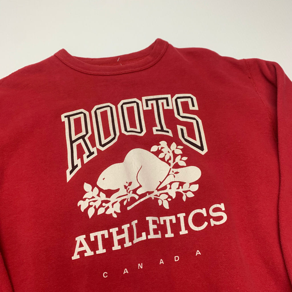 90’s Red Roots Athletic Crewneck S