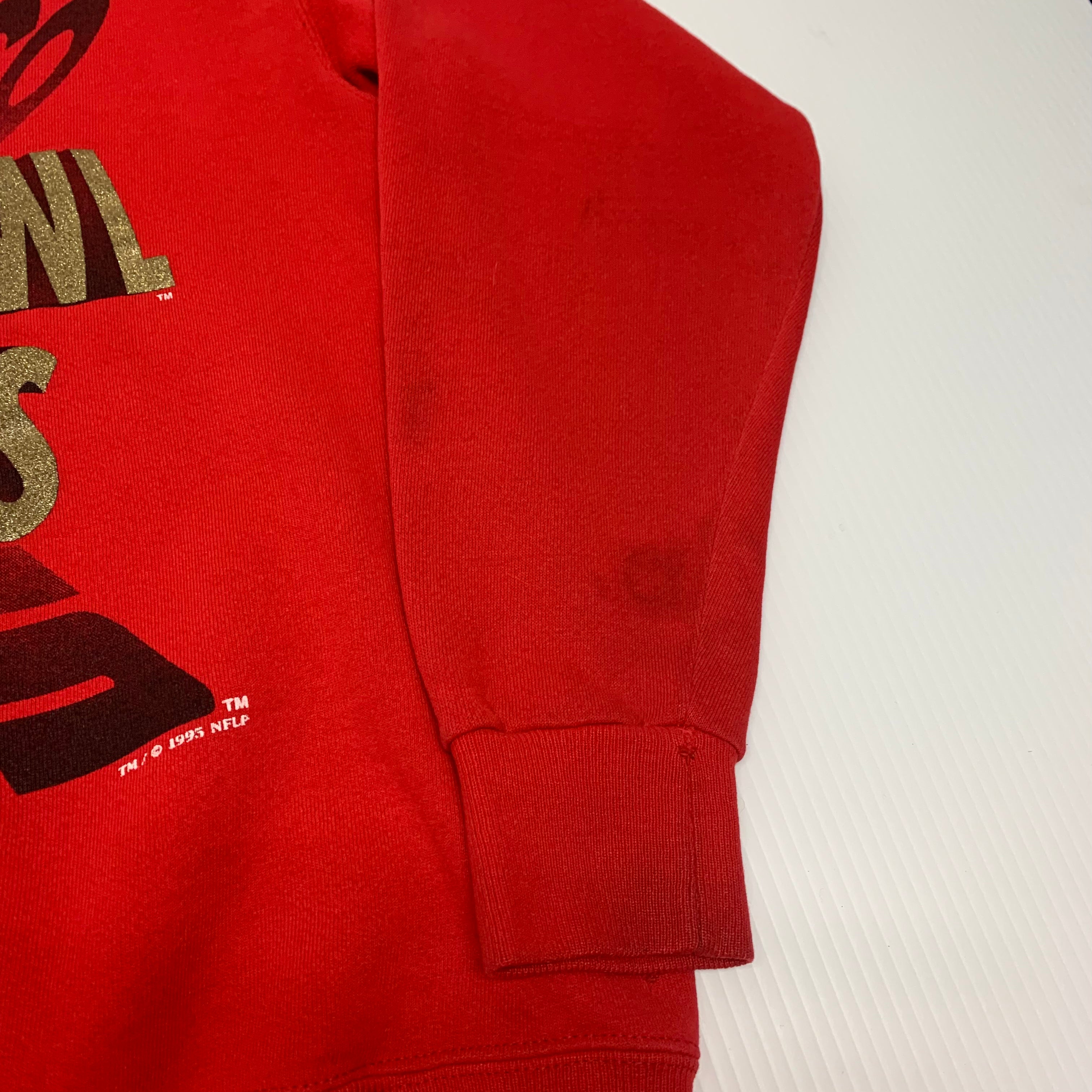 95 SF 49ers Superbowl Crewneck XL