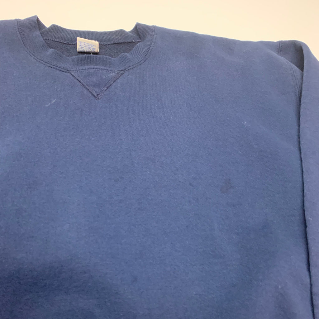 Y2K Russell Athletic Navy Crewneck XL