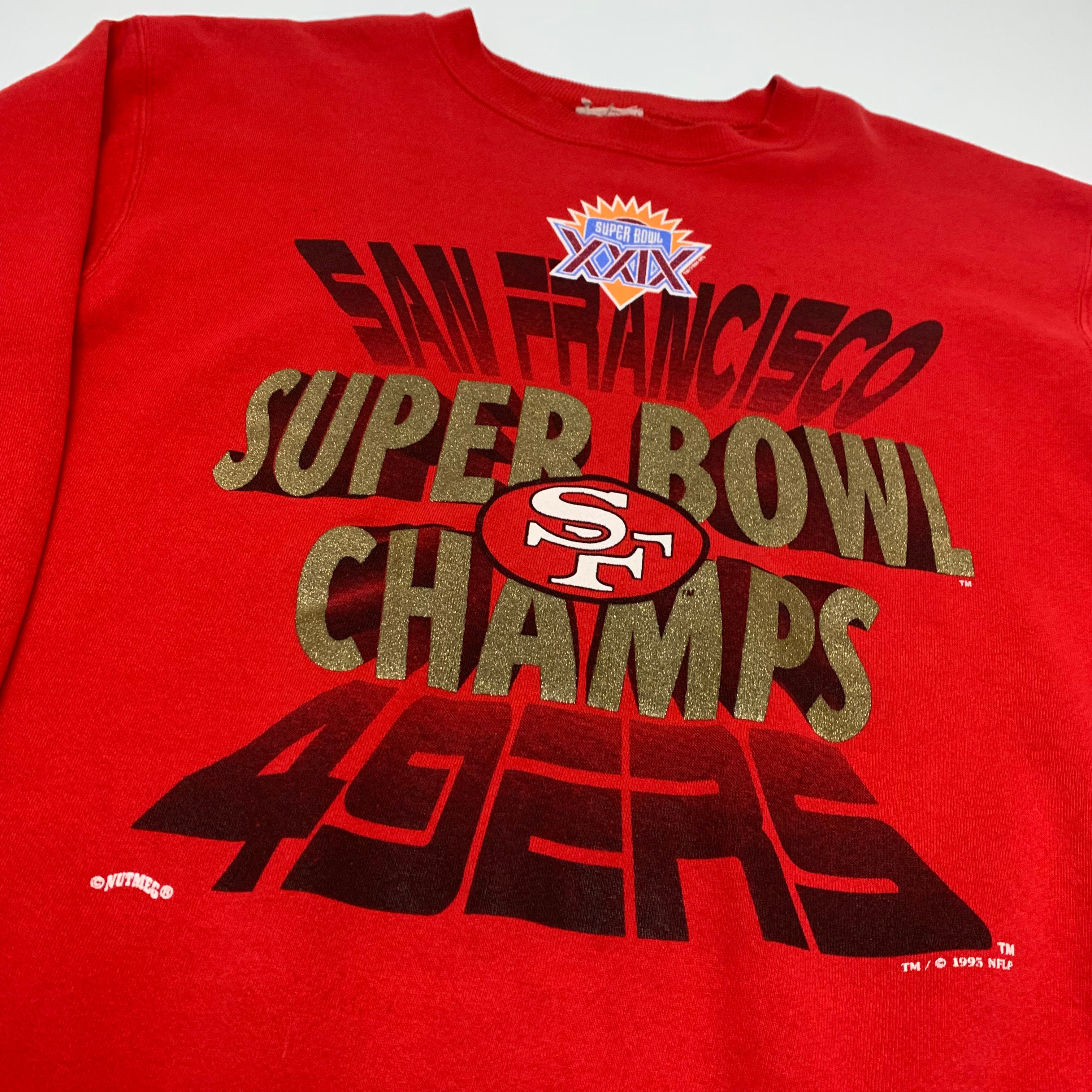 95 SF 49ers Superbowl Crewneck XL